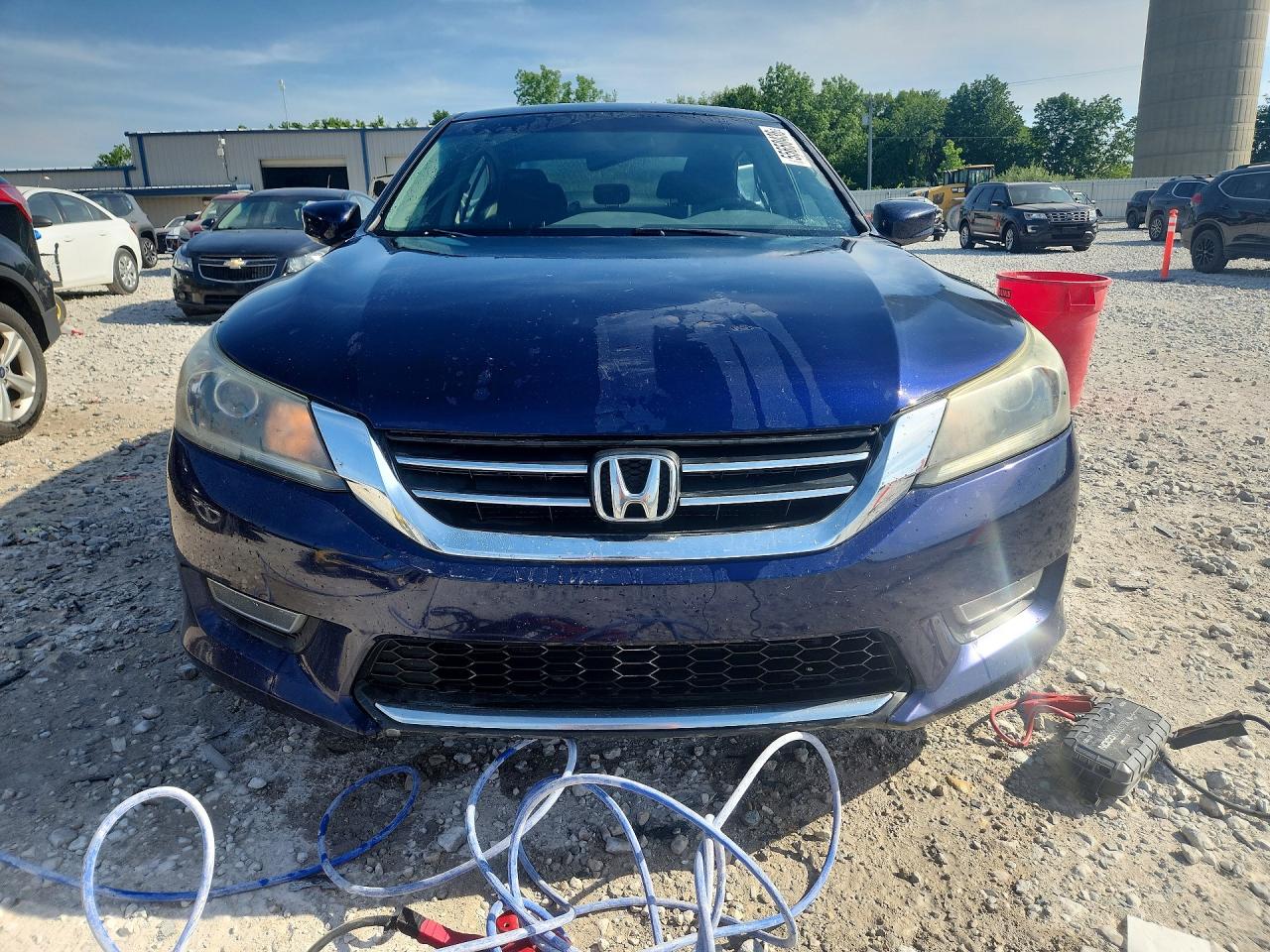 2013 Honda Accord Sport Blue vin: 1HGCR2F5XDA066249