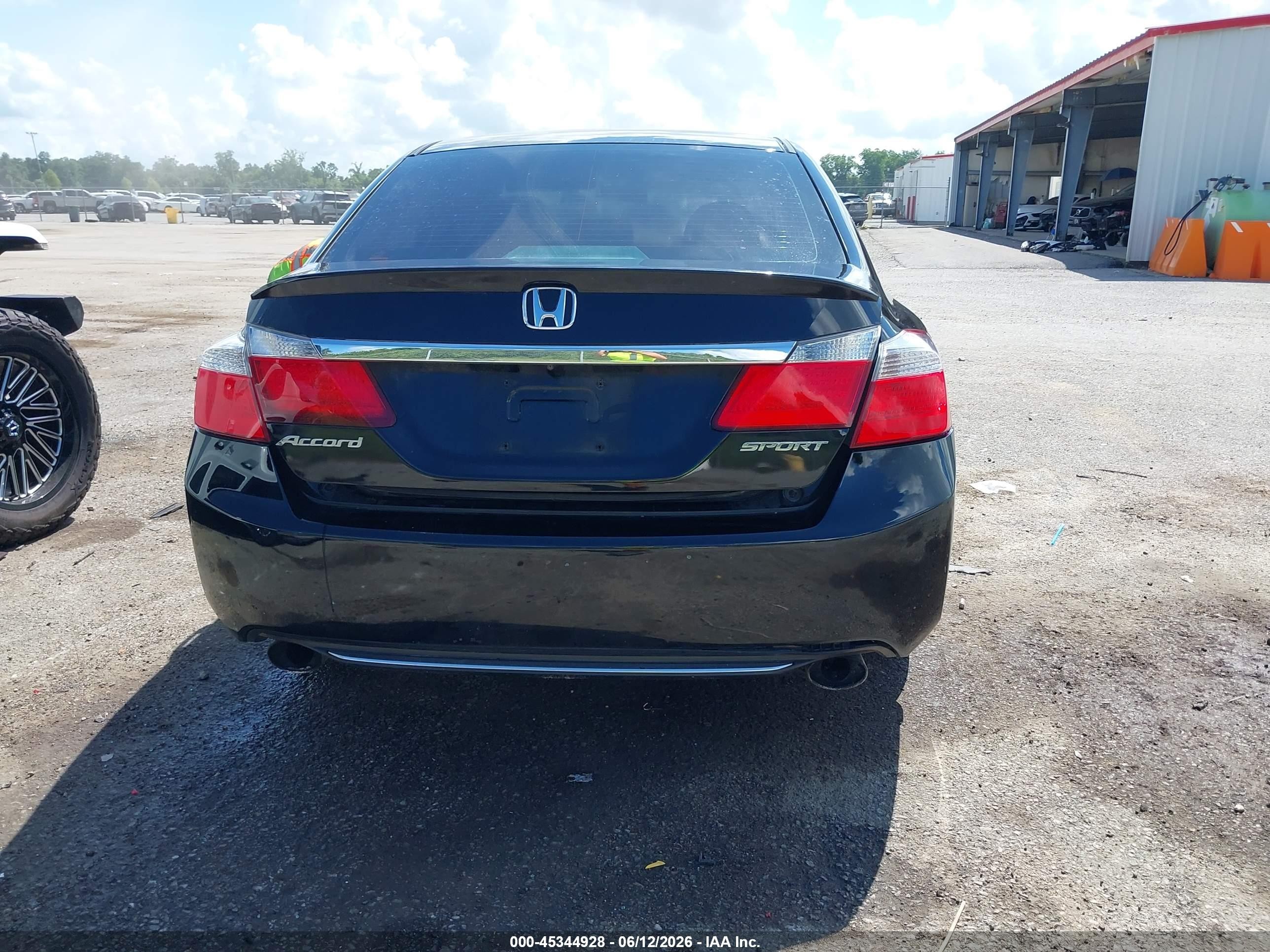 2013 Honda Accord Sport Black vin: 1HGCR2F5XDA077333