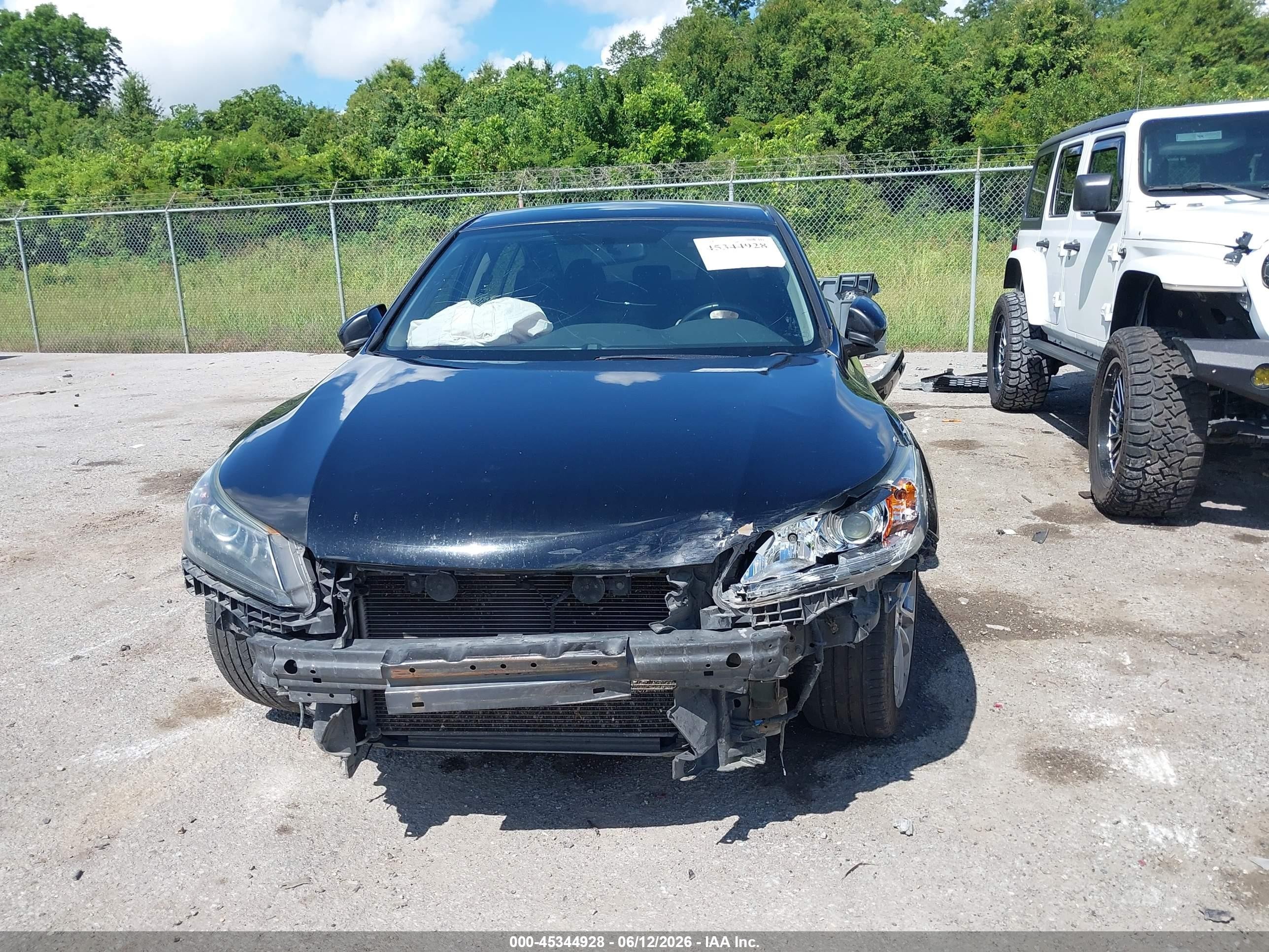 2013 Honda Accord Sport Black vin: 1HGCR2F5XDA077333