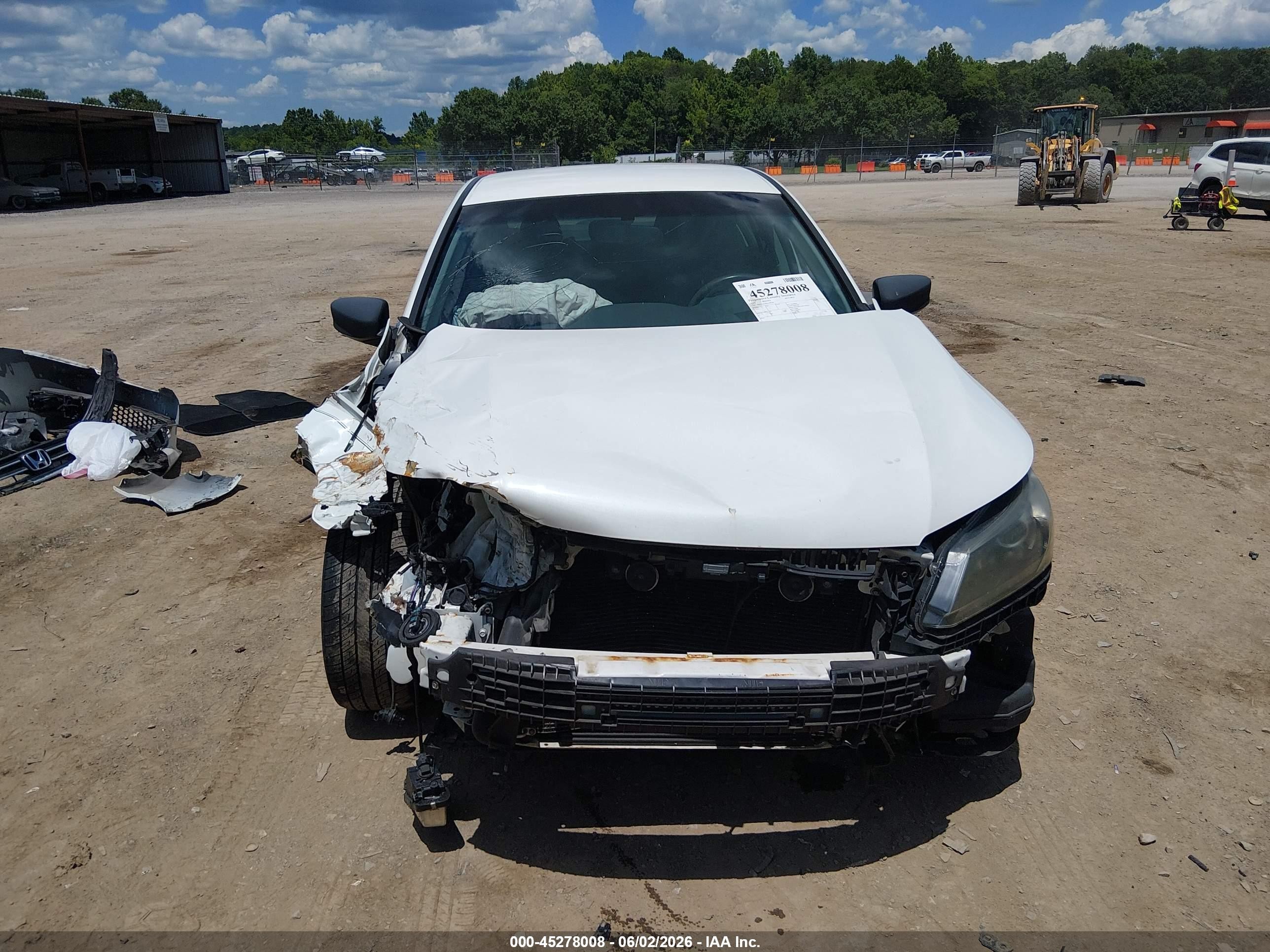 2013 Honda Accord Sport White vin: 1HGCR2F5XDA094309