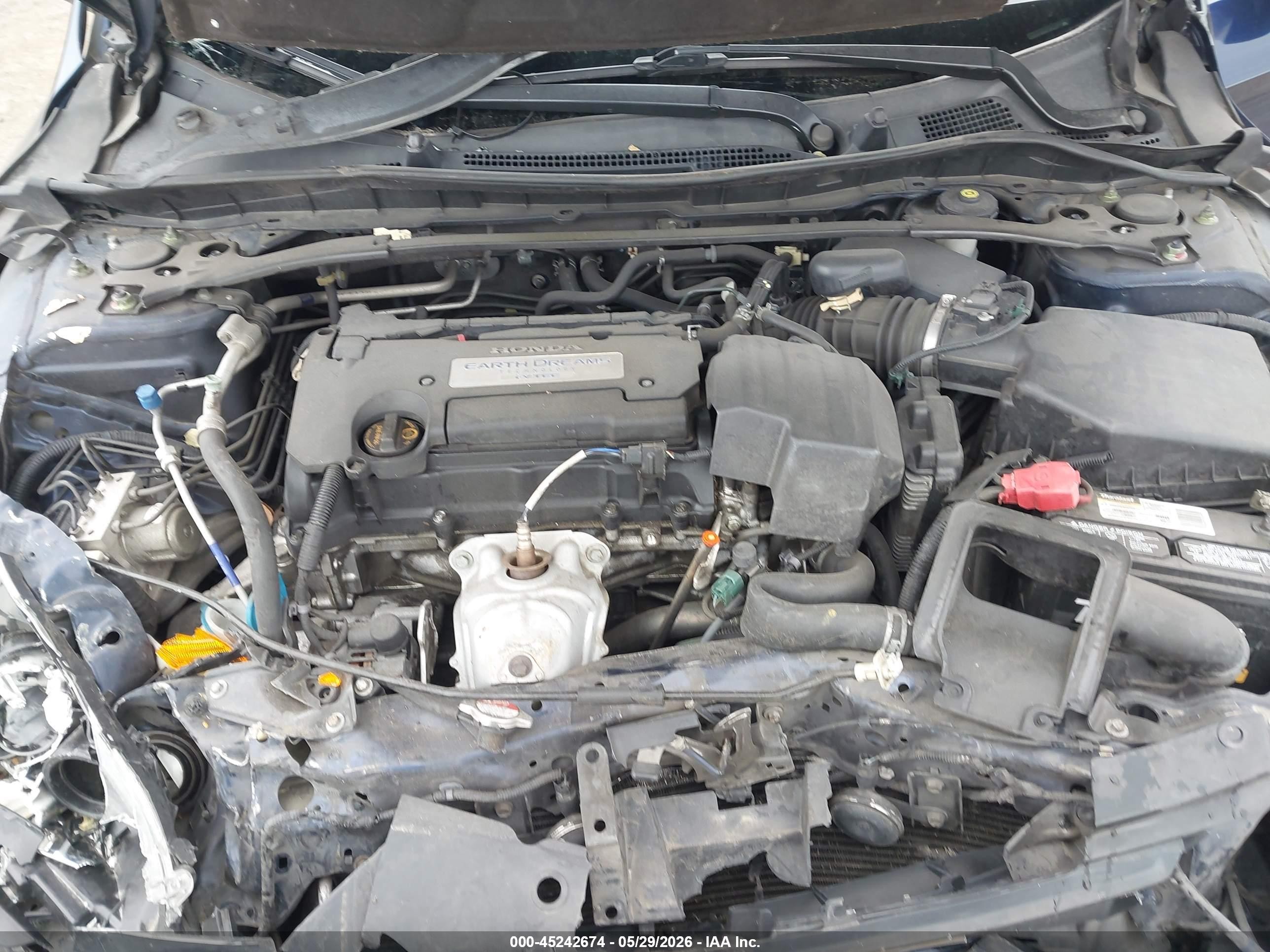 2013 Honda Accord Sport Синий vin: 1HGCR2F5XDA105891