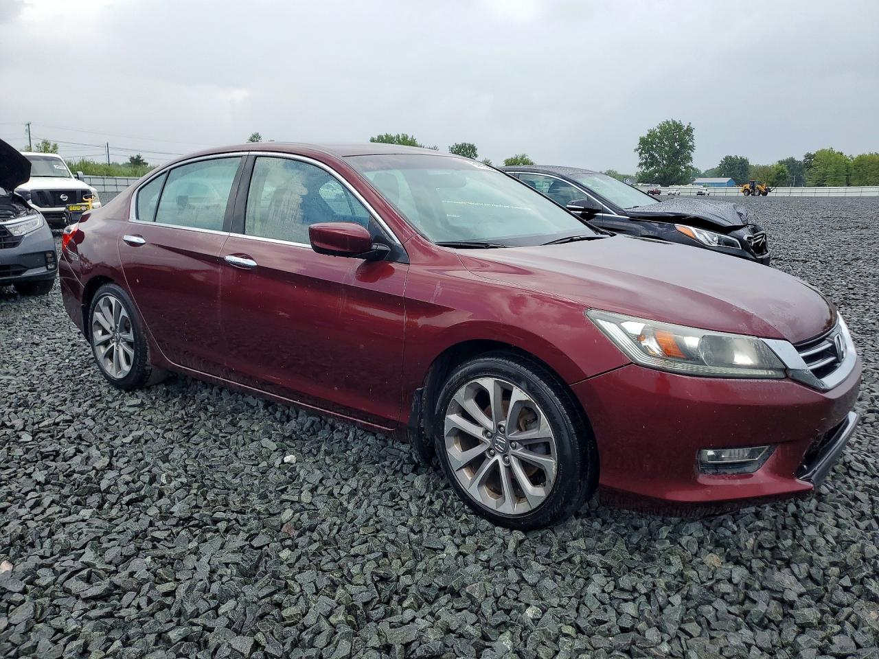 2013 Honda Accord Sport Burgundy vin: 1HGCR2F5XDA128278