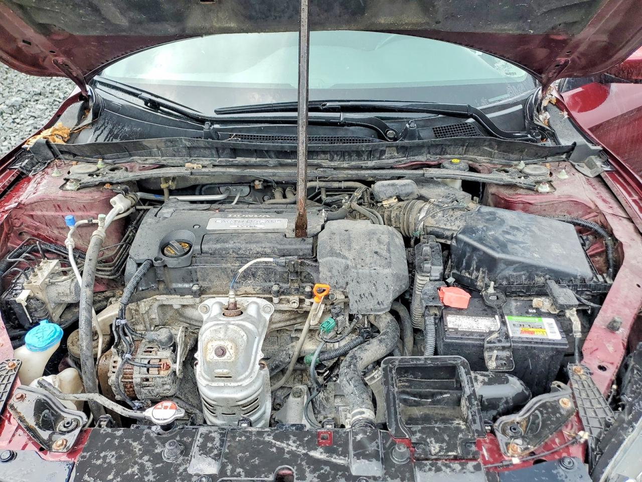 2013 Honda Accord Sport Burgundy vin: 1HGCR2F5XDA128278