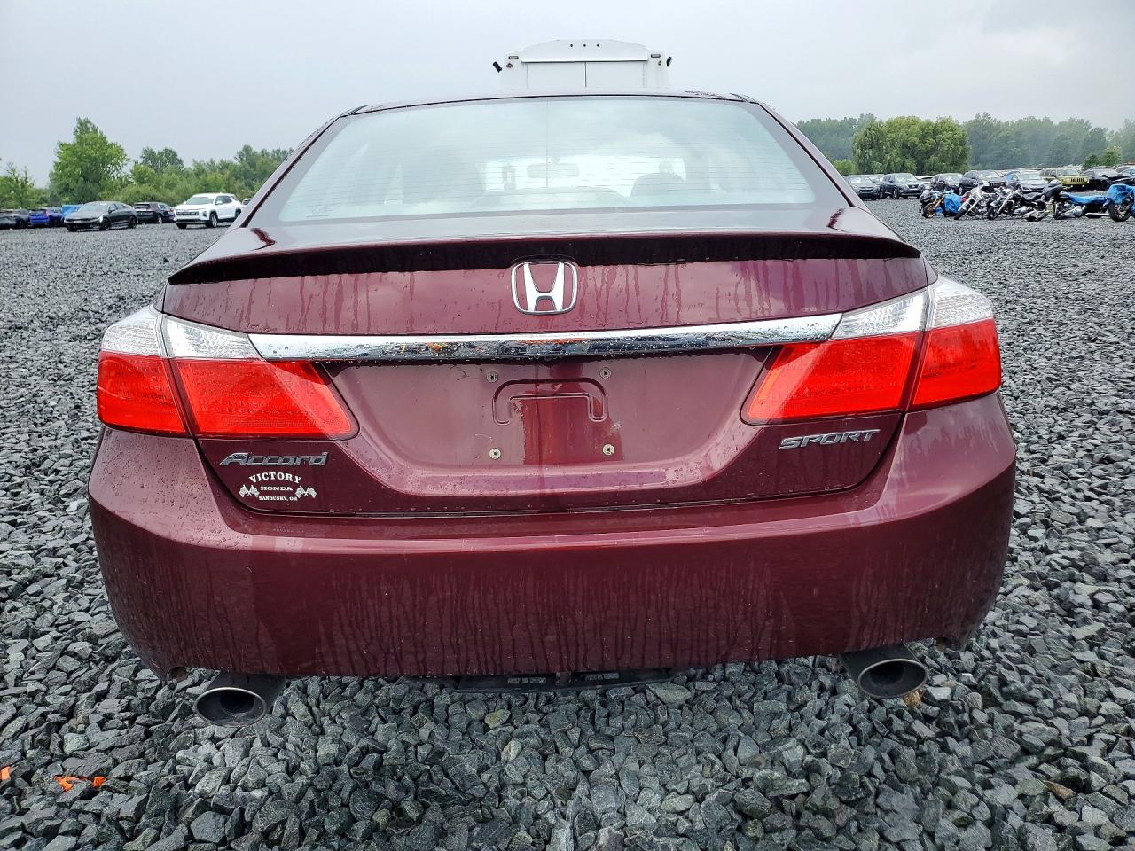2013 Honda Accord Sport Burgundy vin: 1HGCR2F5XDA128278