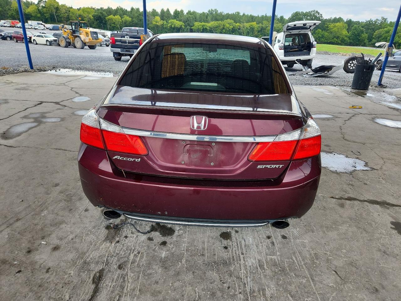 2013 Honda Accord Sport Бордовый vin: 1HGCR2F5XDA134579