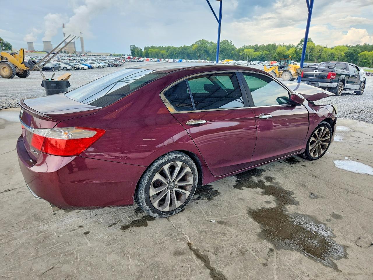 2013 Honda Accord Sport Бордовый vin: 1HGCR2F5XDA134579