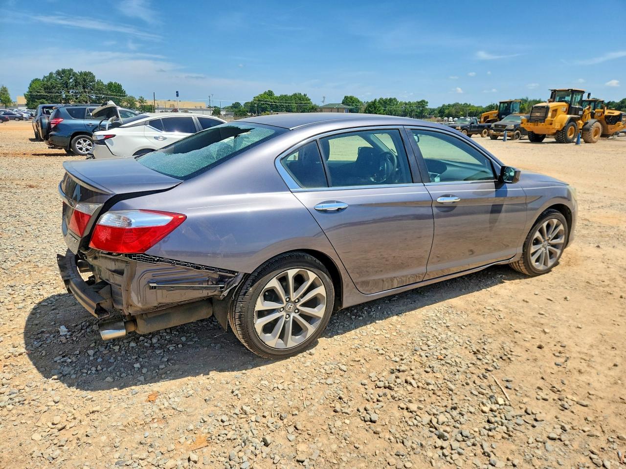 2013 Honda Accord Sport Gray vin: 1HGCR2F5XDA174807