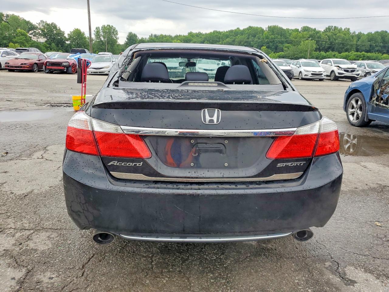 2013 Honda Accord Sport Black vin: 1HGCR2F5XDA197102