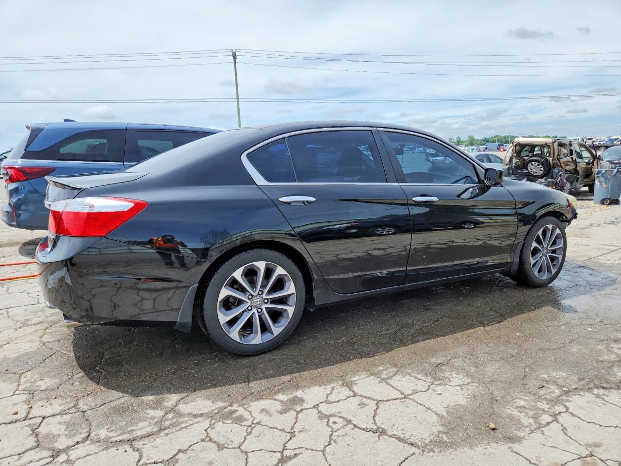 2013 Honda Accord Sport Black vin: 1HGCR2F5XDA199836