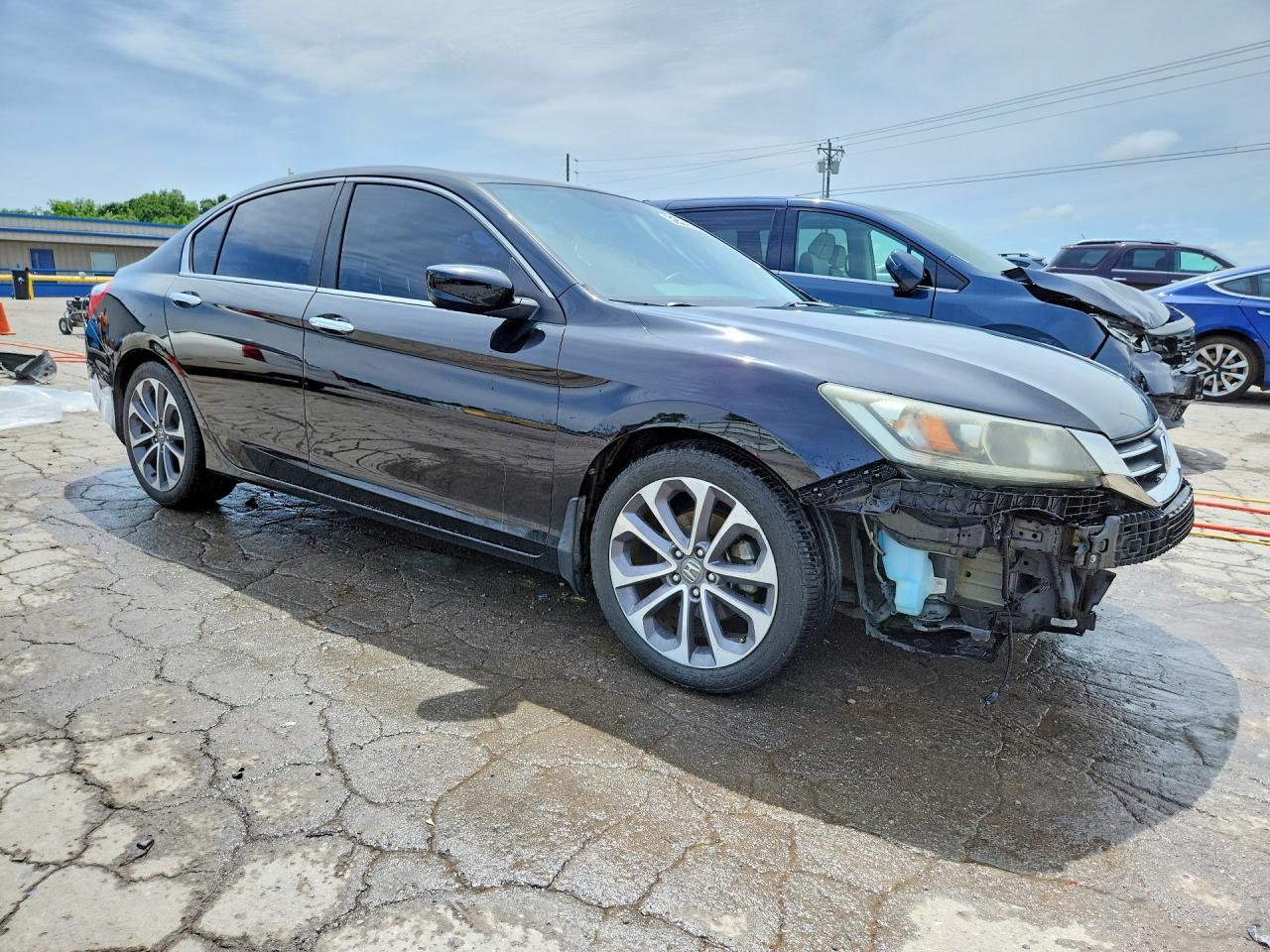 2013 Honda Accord Sport Black vin: 1HGCR2F5XDA199836