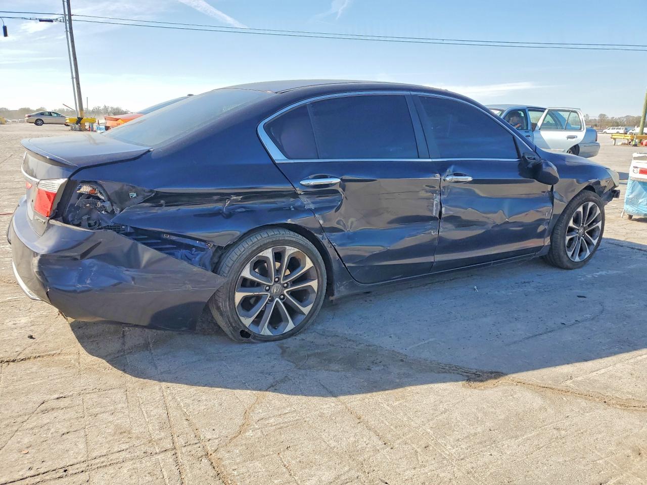 2013 Honda Accord Sport Blue vin: 1HGCR2F5XDA212231