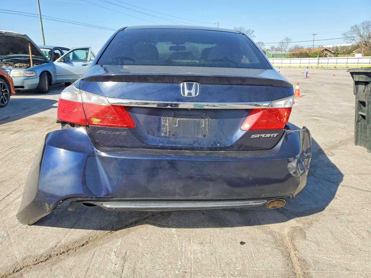 2013 Honda Accord Sport Blue vin: 1HGCR2F5XDA212231