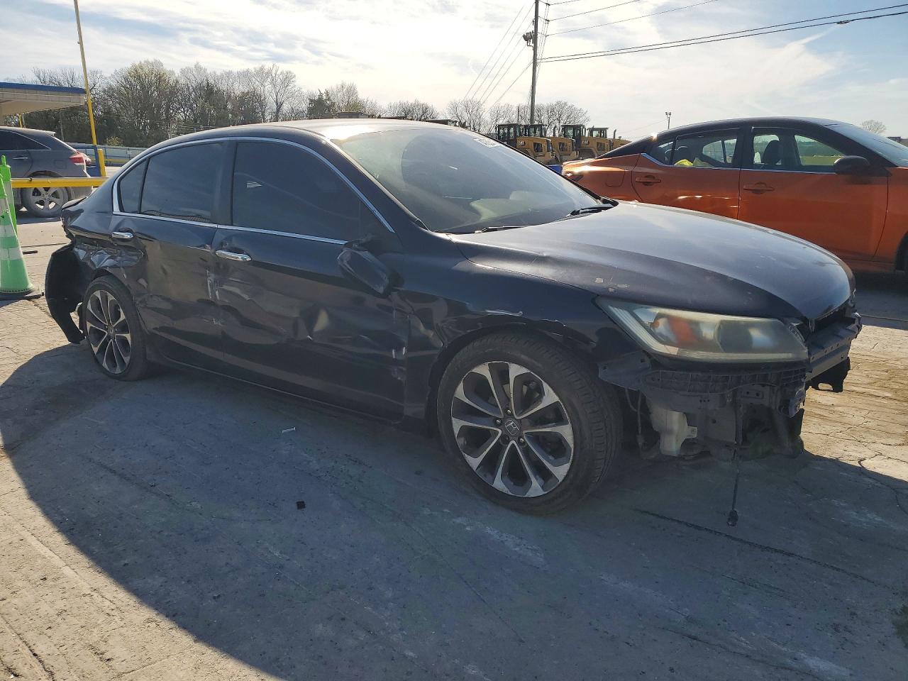 2013 Honda Accord Sport Blue vin: 1HGCR2F5XDA212231