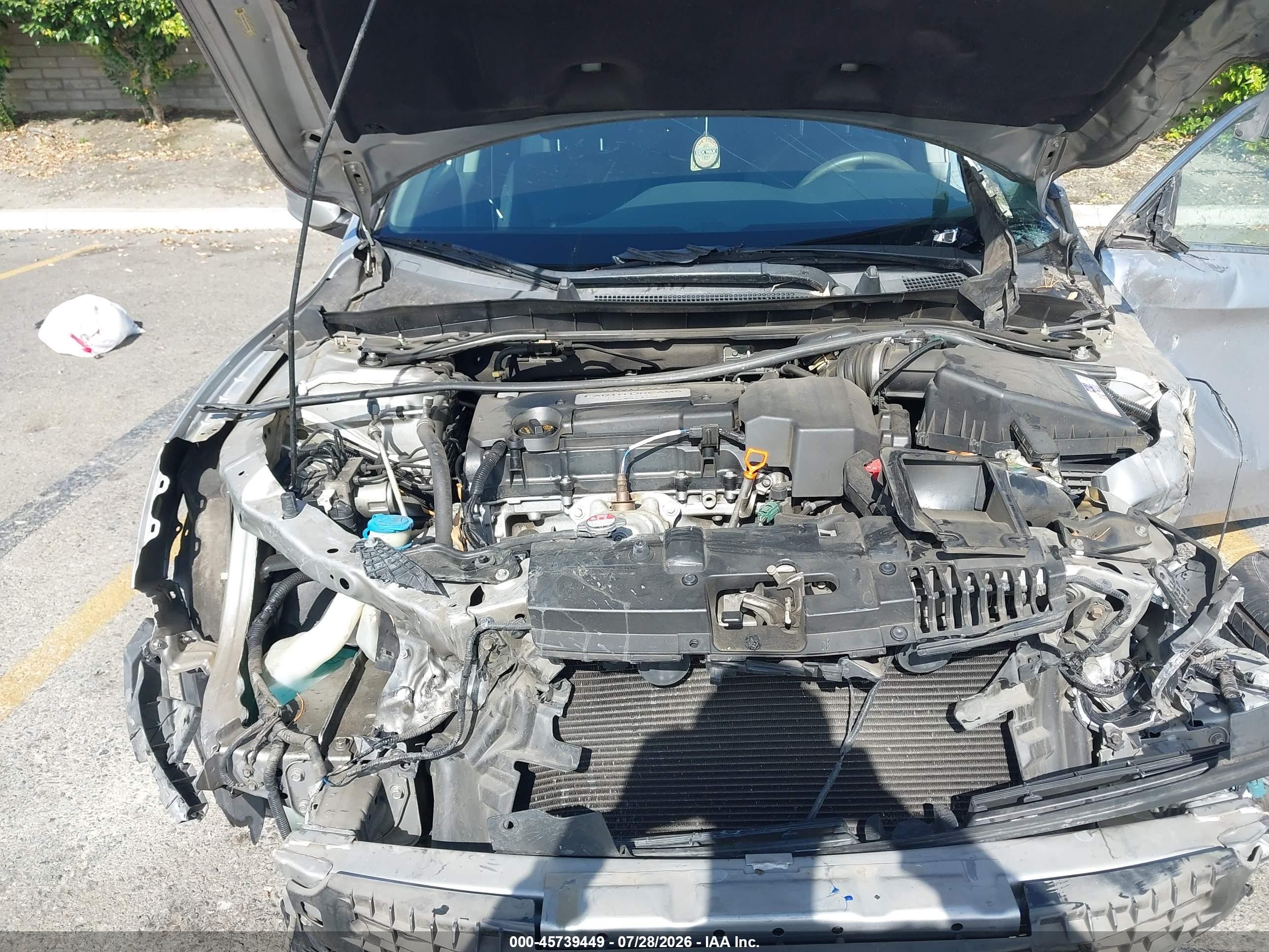 2013 Honda Accord Sport Silver vin: 1HGCR2F5XDA218398