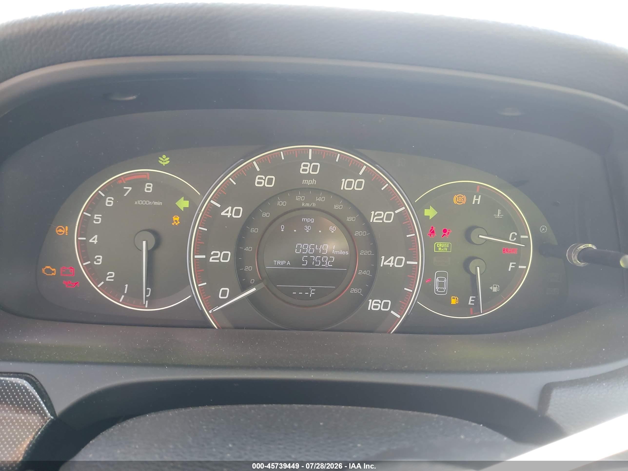 2013 Honda Accord Sport Silver vin: 1HGCR2F5XDA218398