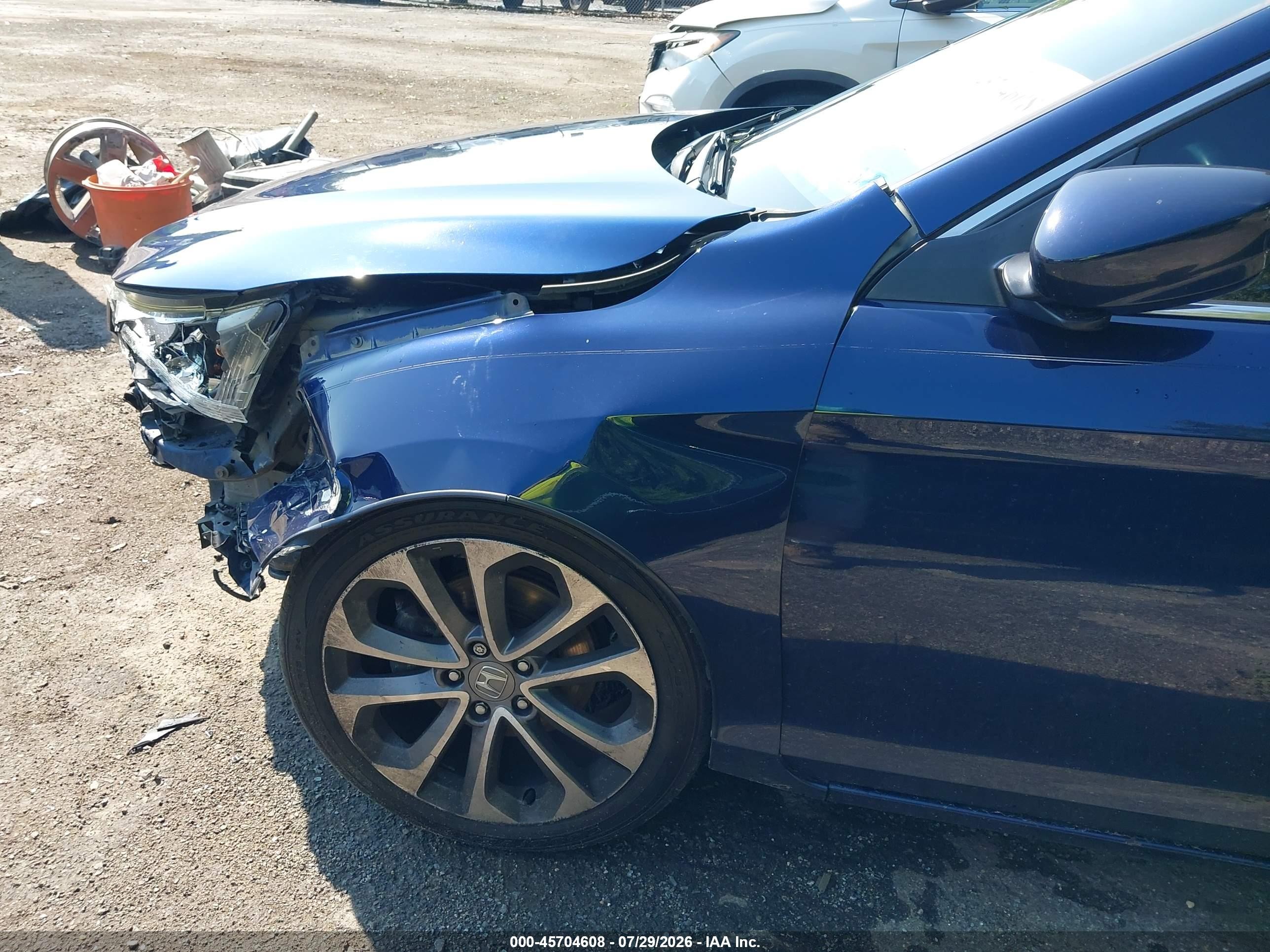 2013 Honda Accord Sport Blue vin: 1HGCR2F5XDA235833