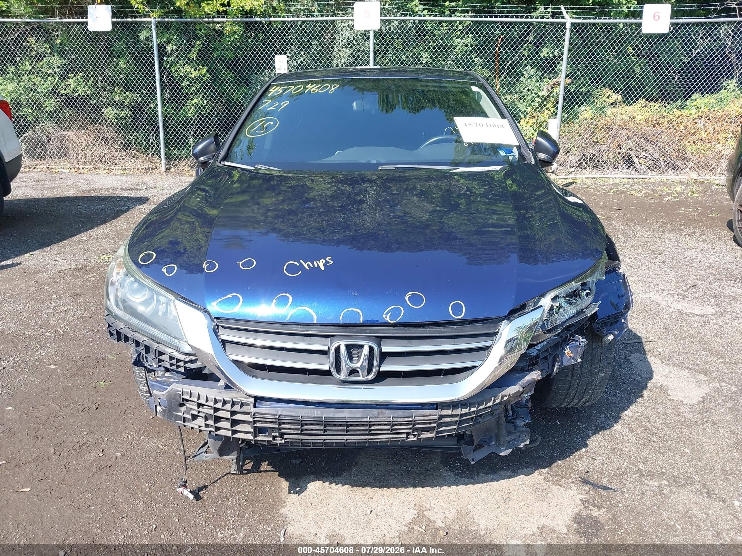 2013 Honda Accord Sport Blue vin: 1HGCR2F5XDA235833