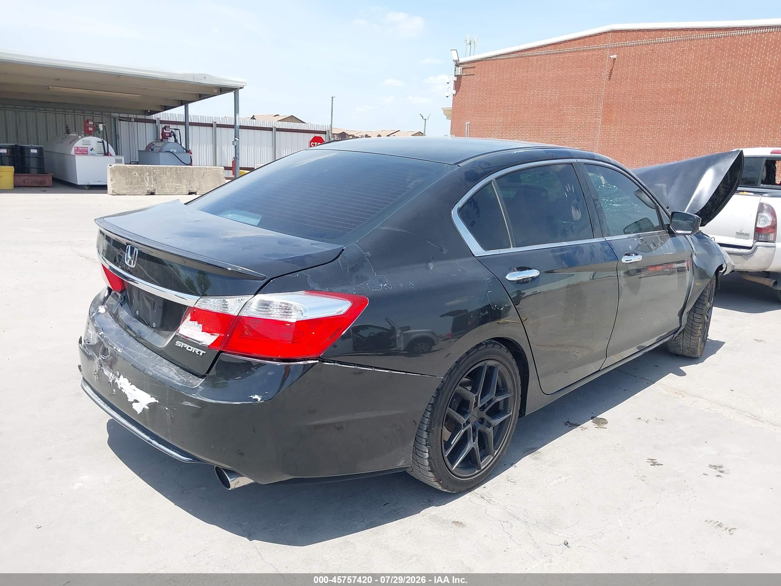 2013 Honda Accord Sport Black vin: 1HGCR2F5XDA253376