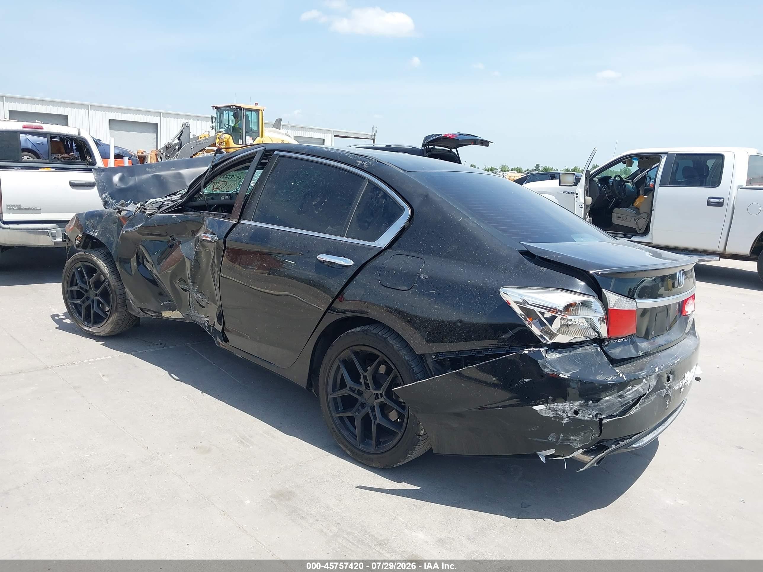 2013 Honda Accord Sport Black vin: 1HGCR2F5XDA253376