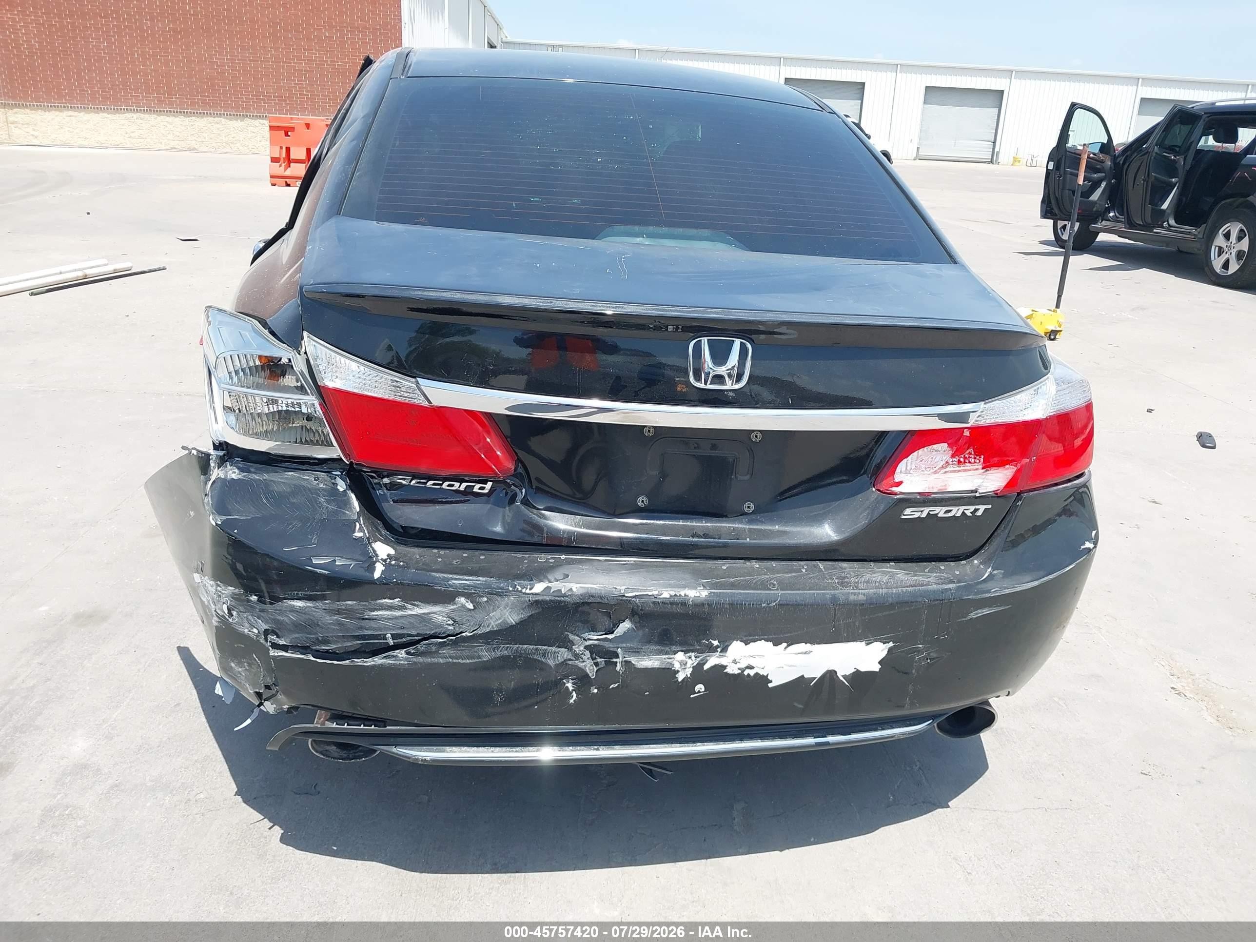 2013 Honda Accord Sport Black vin: 1HGCR2F5XDA253376