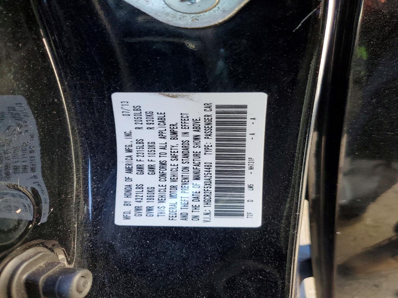 2013 Honda Accord Sport Black vin: 1HGCR2F5XDA254480