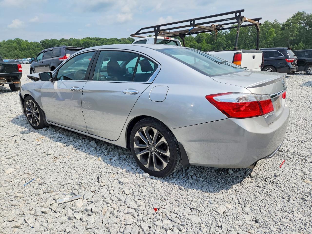 2013 Honda Accord Sport Серебряный vin: 1HGCR2F5XDA255337