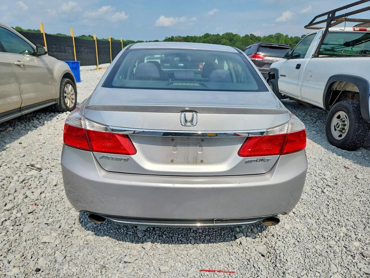2013 Honda Accord Sport Серебряный vin: 1HGCR2F5XDA255337