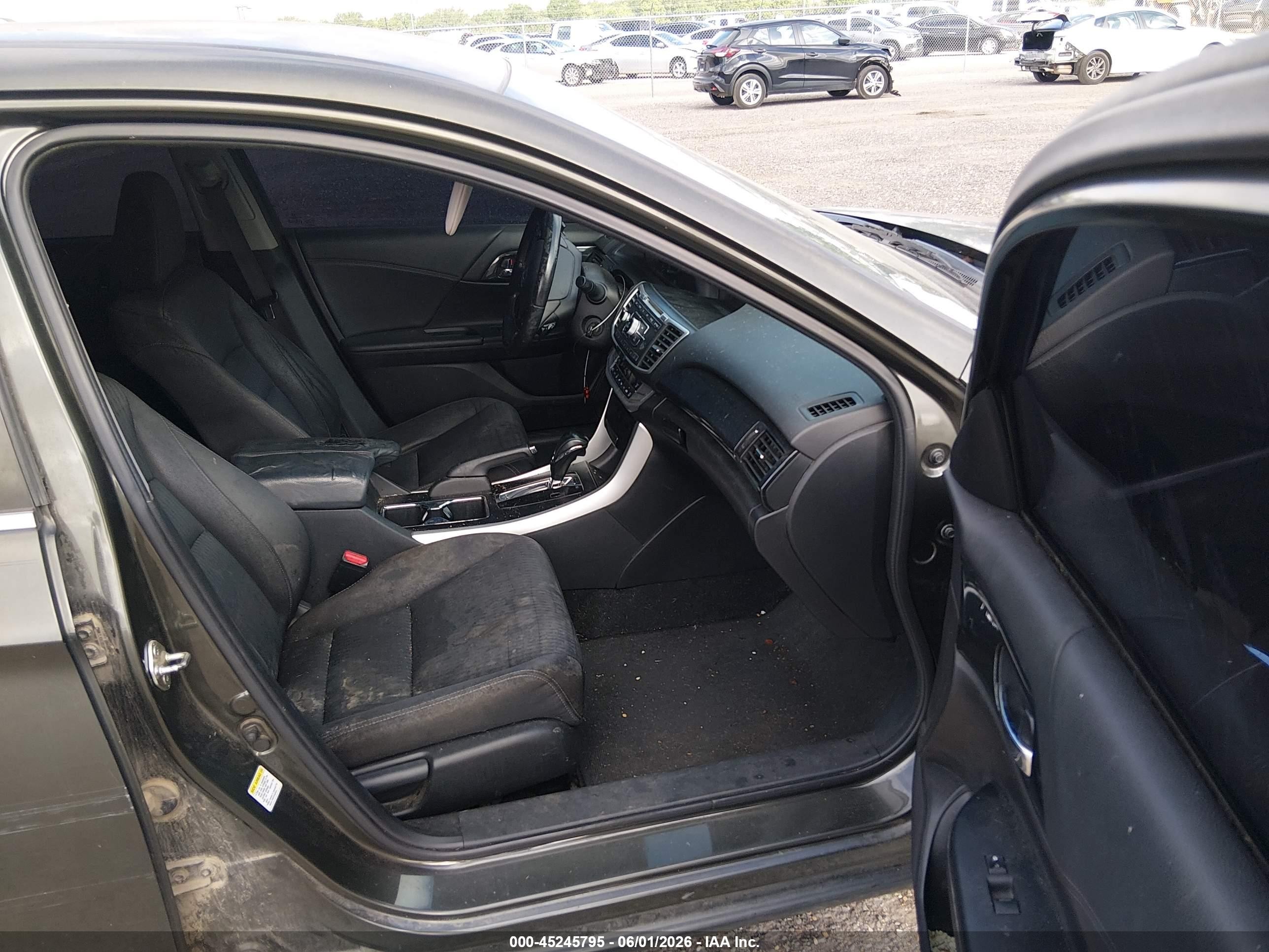 2013 Honda Accord Sport Серый vin: 1HGCR2F5XDA255418