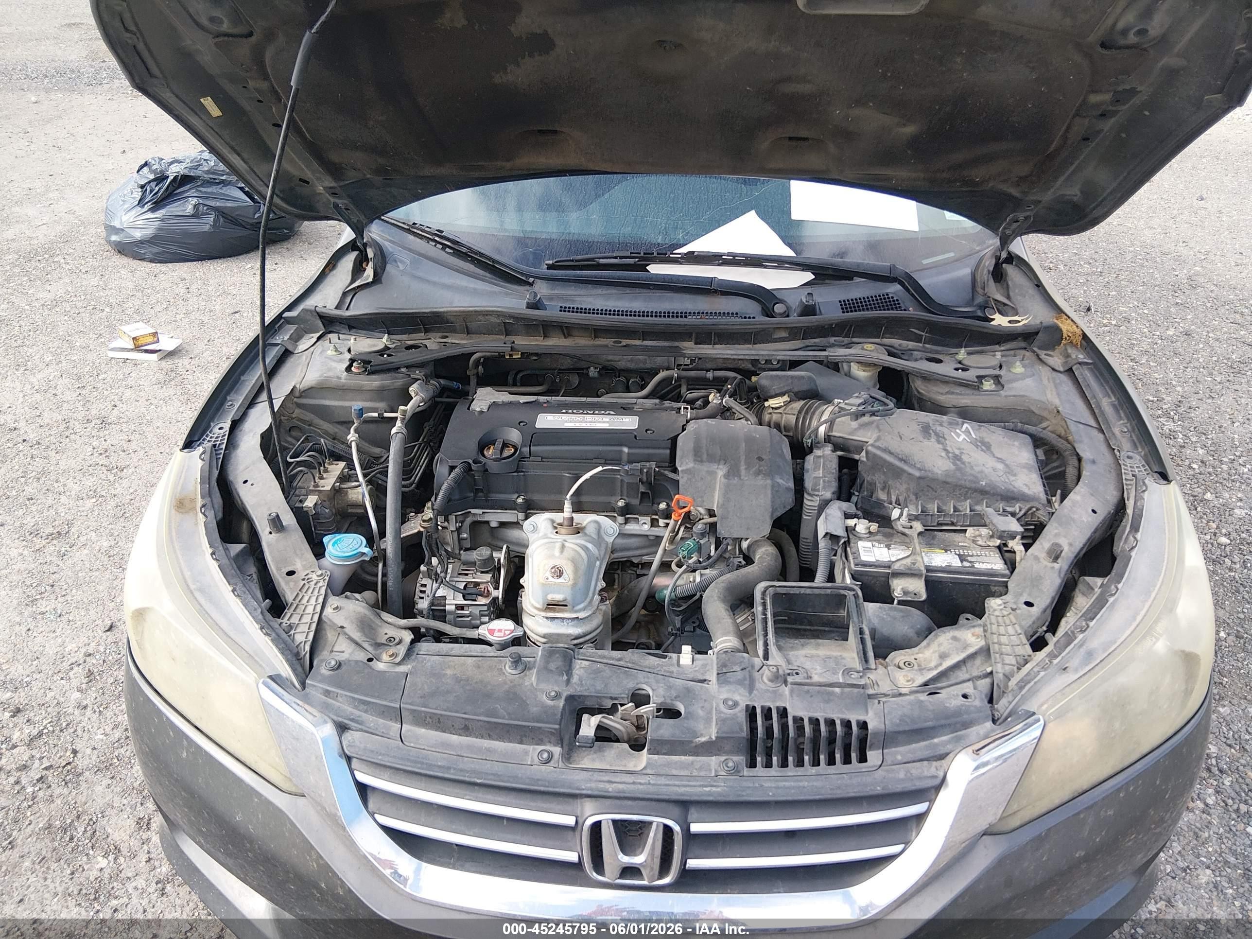 2013 Honda Accord Sport Серый vin: 1HGCR2F5XDA255418