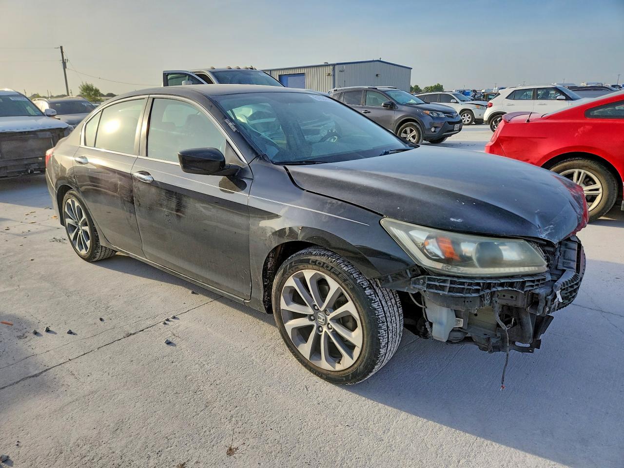 2013 Honda Accord Sport Черный vin: 1HGCR2F5XDA260246
