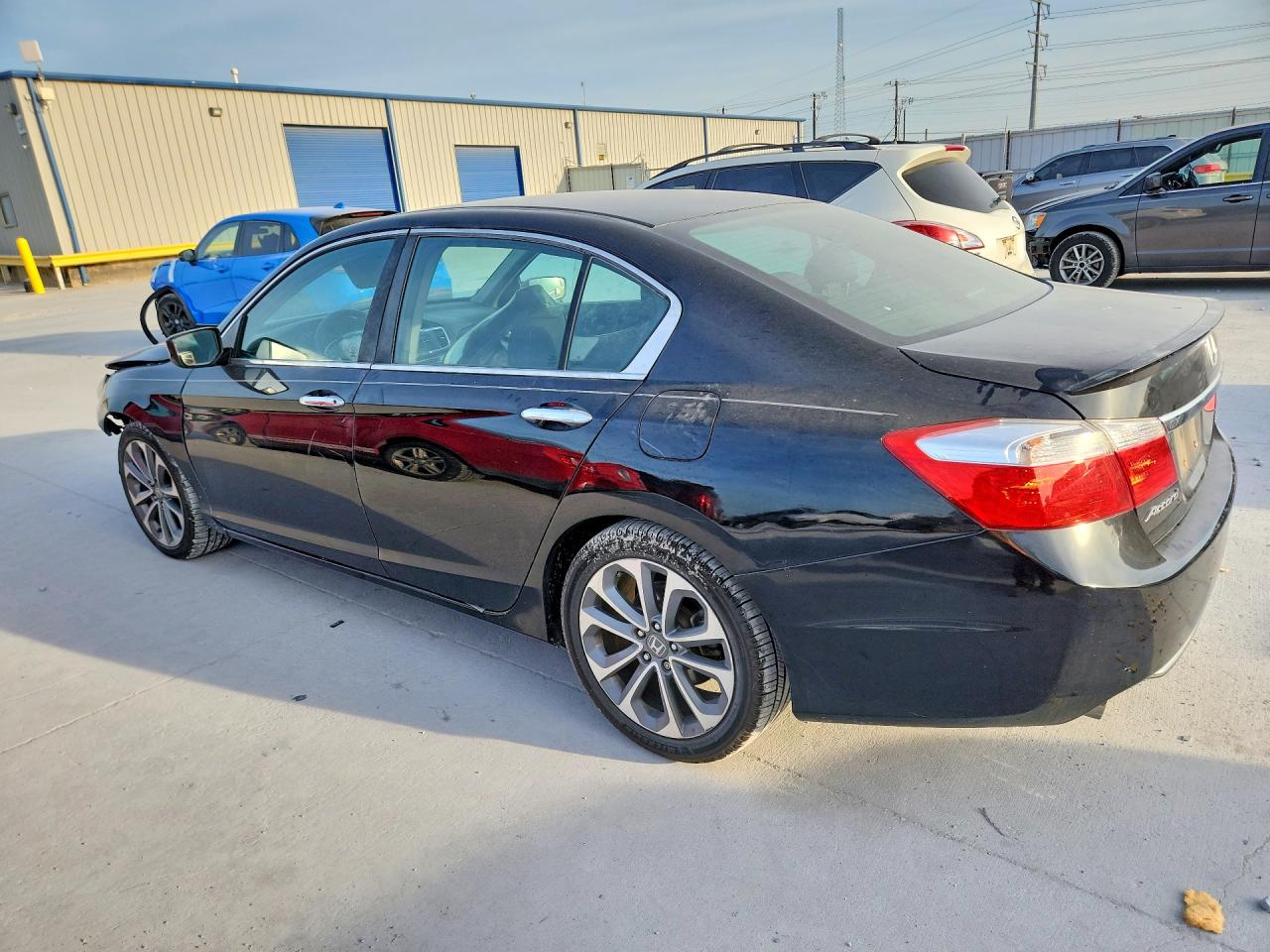 2013 Honda Accord Sport Черный vin: 1HGCR2F5XDA260246