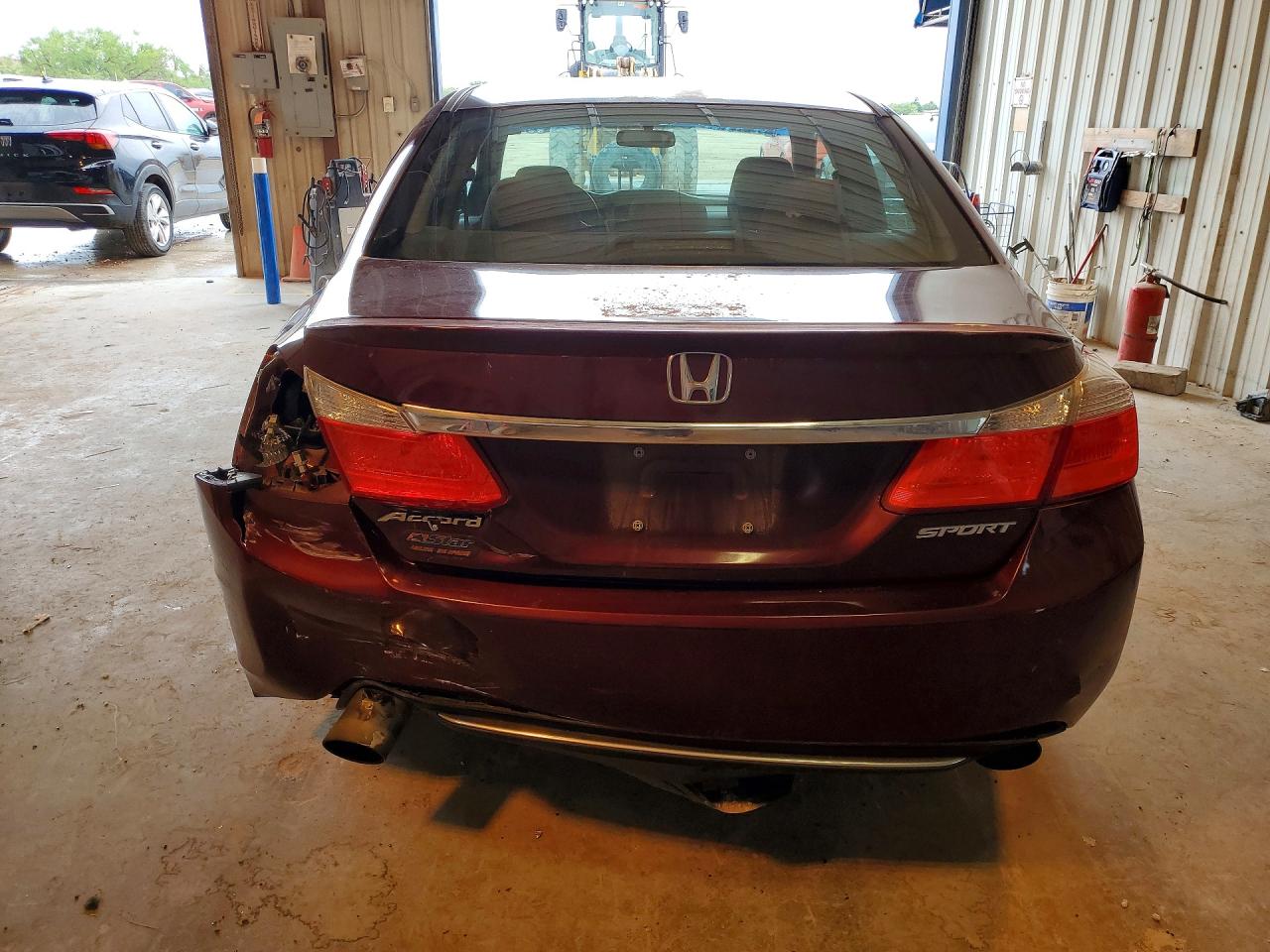 2013 Honda Accord Sport Maroon vin: 1HGCR2F5XDA279279