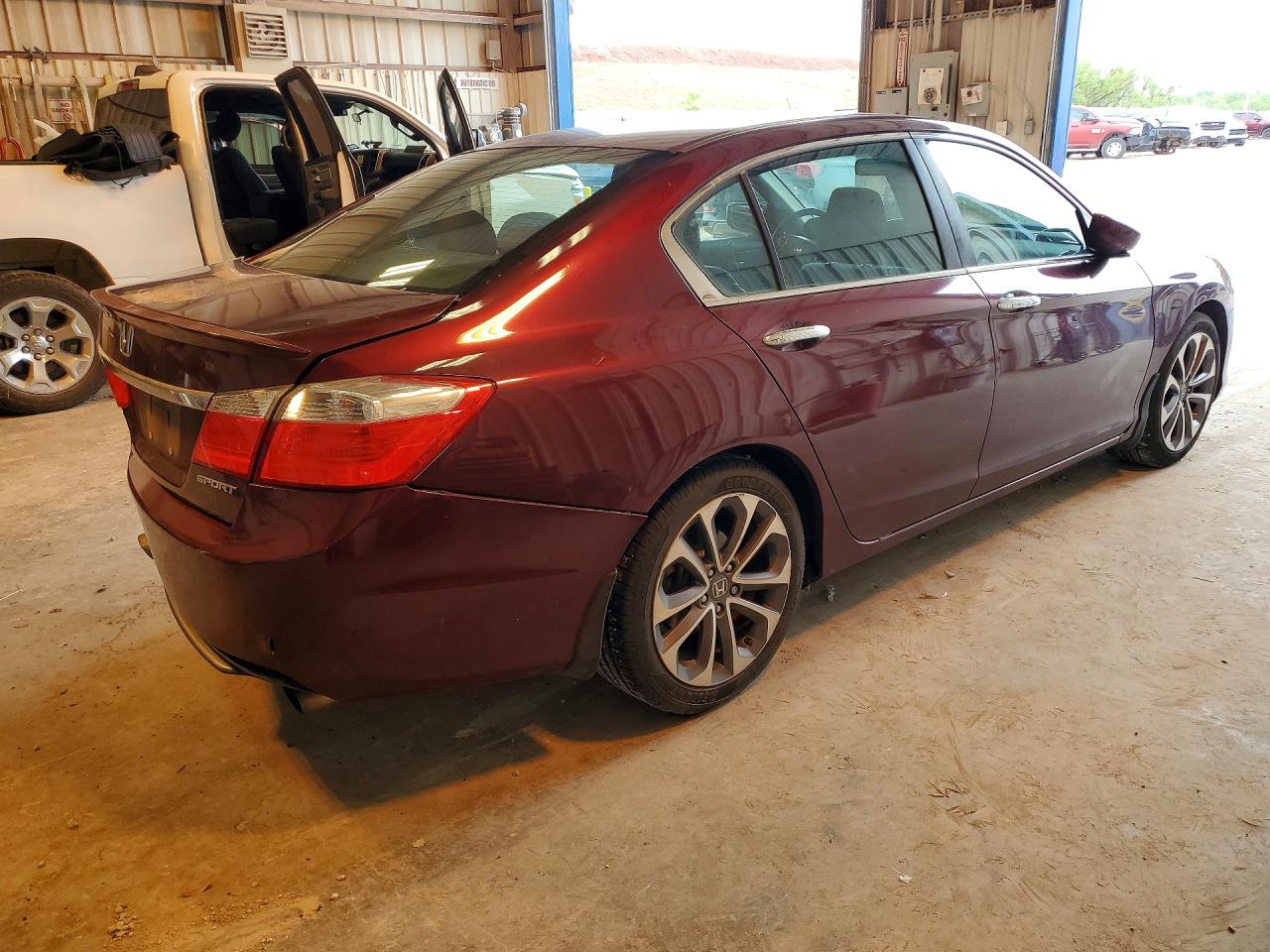 2013 Honda Accord Sport Maroon vin: 1HGCR2F5XDA279279
