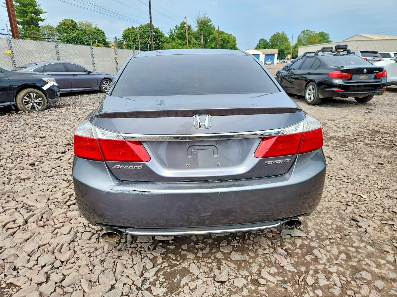 2013 Honda Accord Sport Серый vin: 1HGCR2F5XDA279492