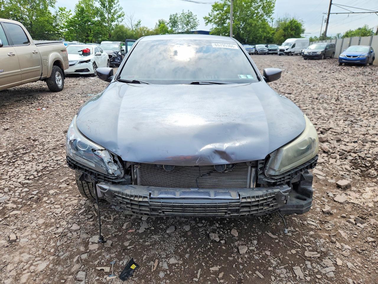 2013 Honda Accord Sport Серый vin: 1HGCR2F5XDA279492