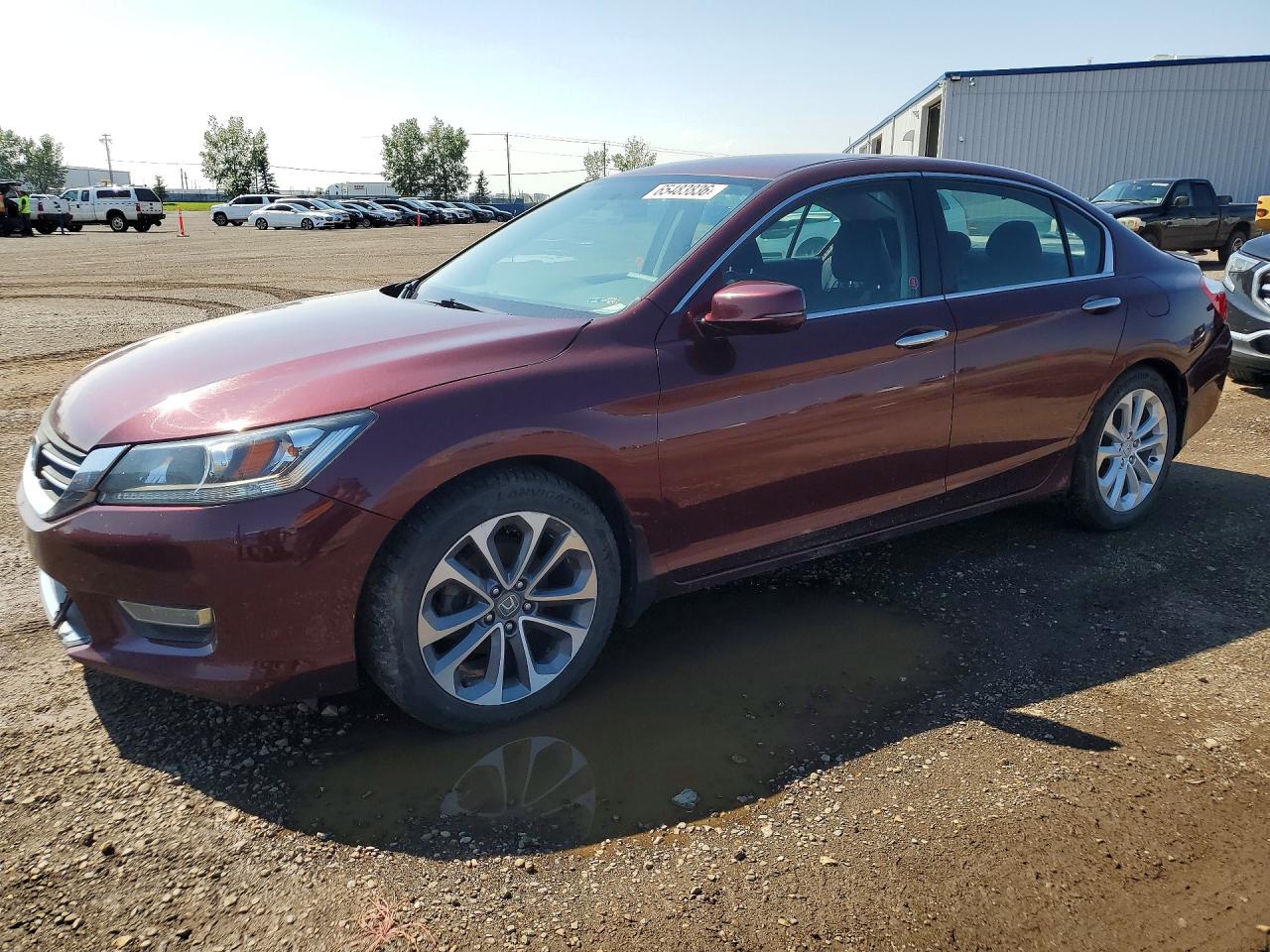 2013 Honda Accord Sport Red vin: 1HGCR2F5XDA806186