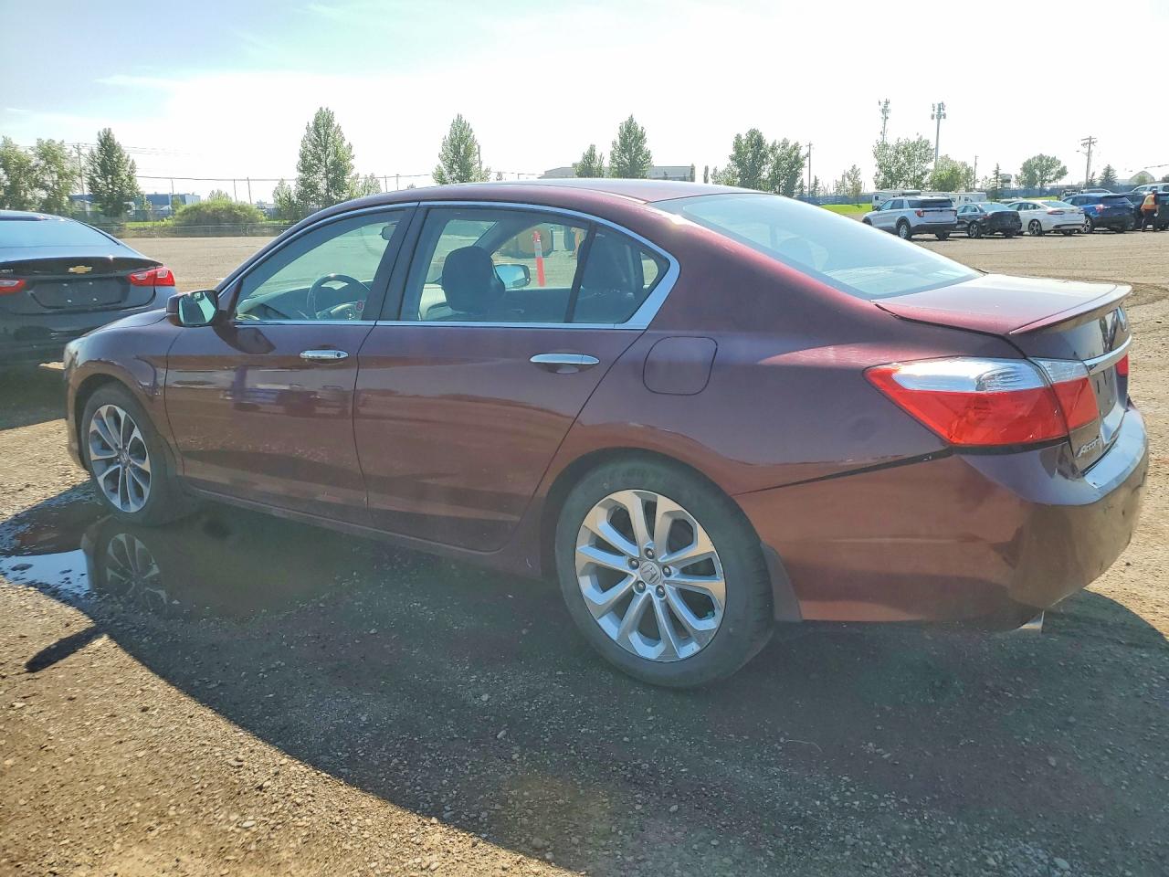 2013 Honda Accord Sport Red vin: 1HGCR2F5XDA806186