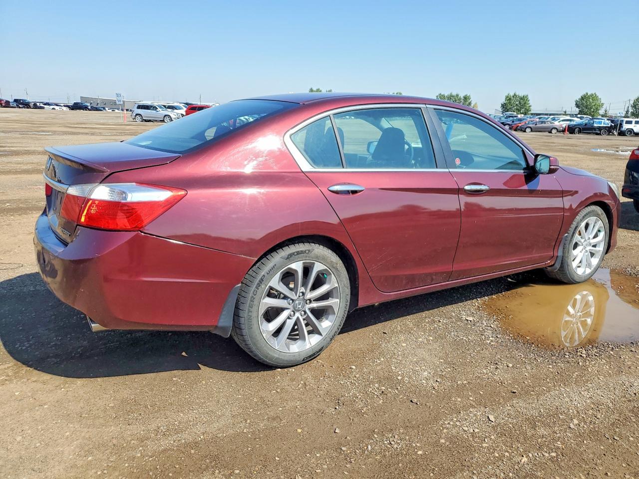 2013 Honda Accord Sport Red vin: 1HGCR2F5XDA806186
