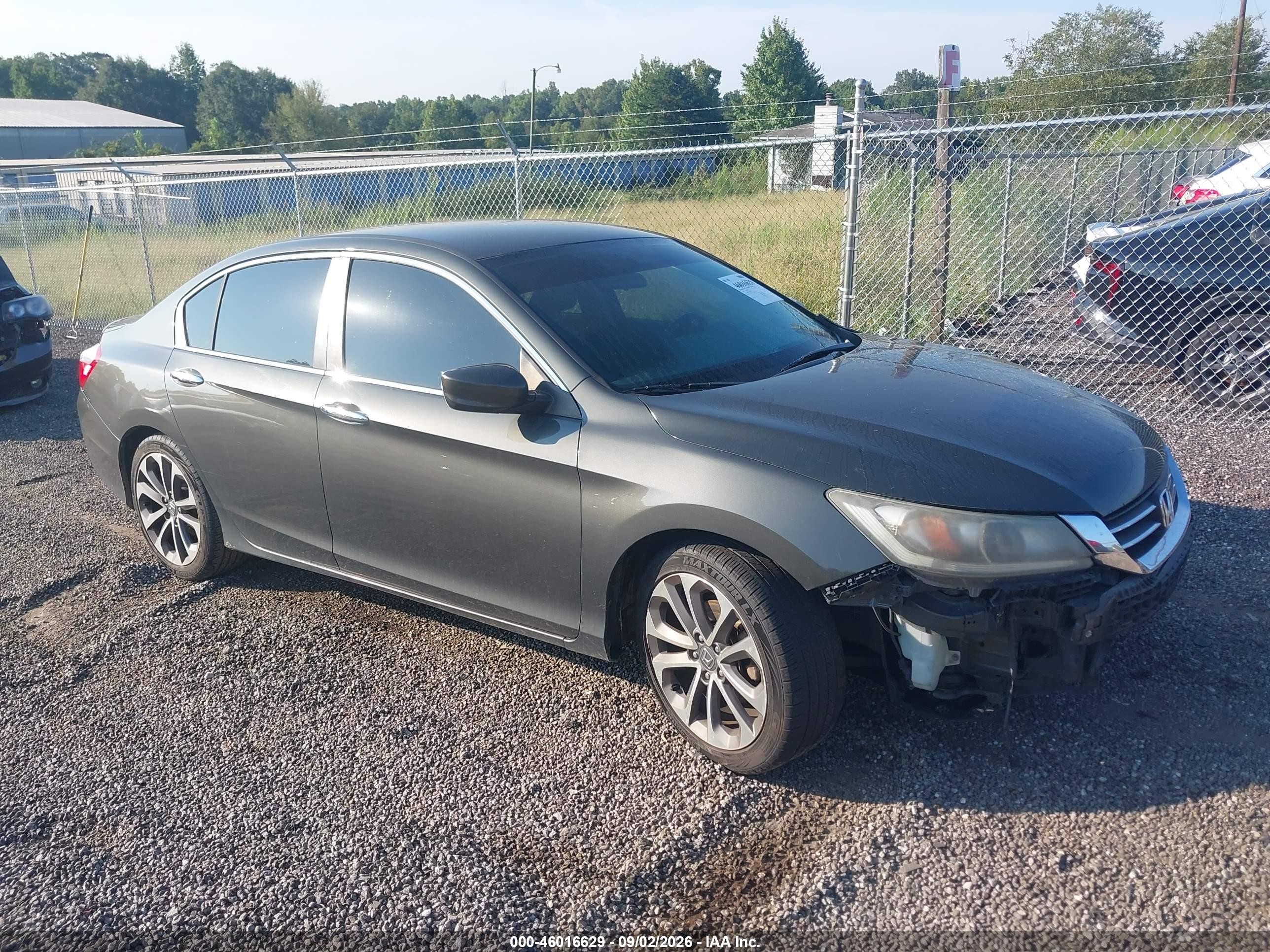 2014 Honda Accord Sport Серый vin: 1HGCR2F5XEA032927