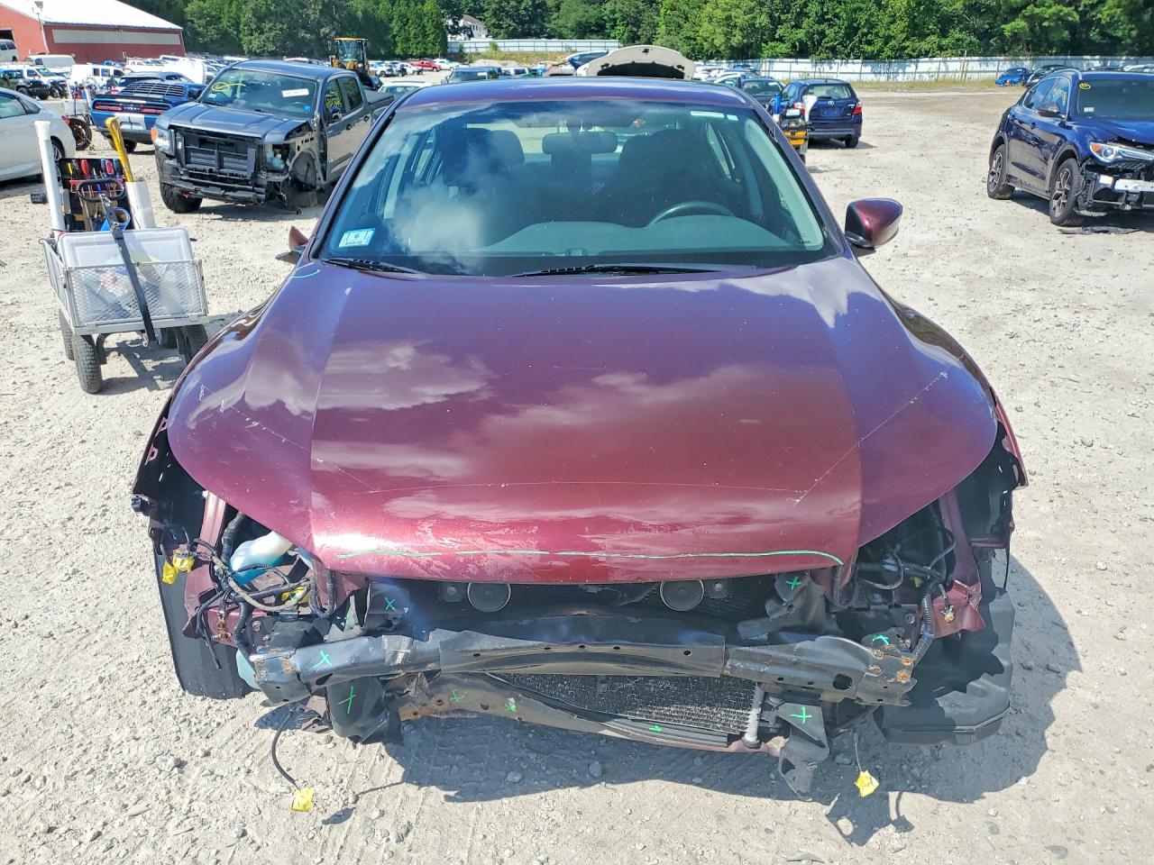2014 Honda Accord Sport Maroon vin: 1HGCR2F5XEA035231