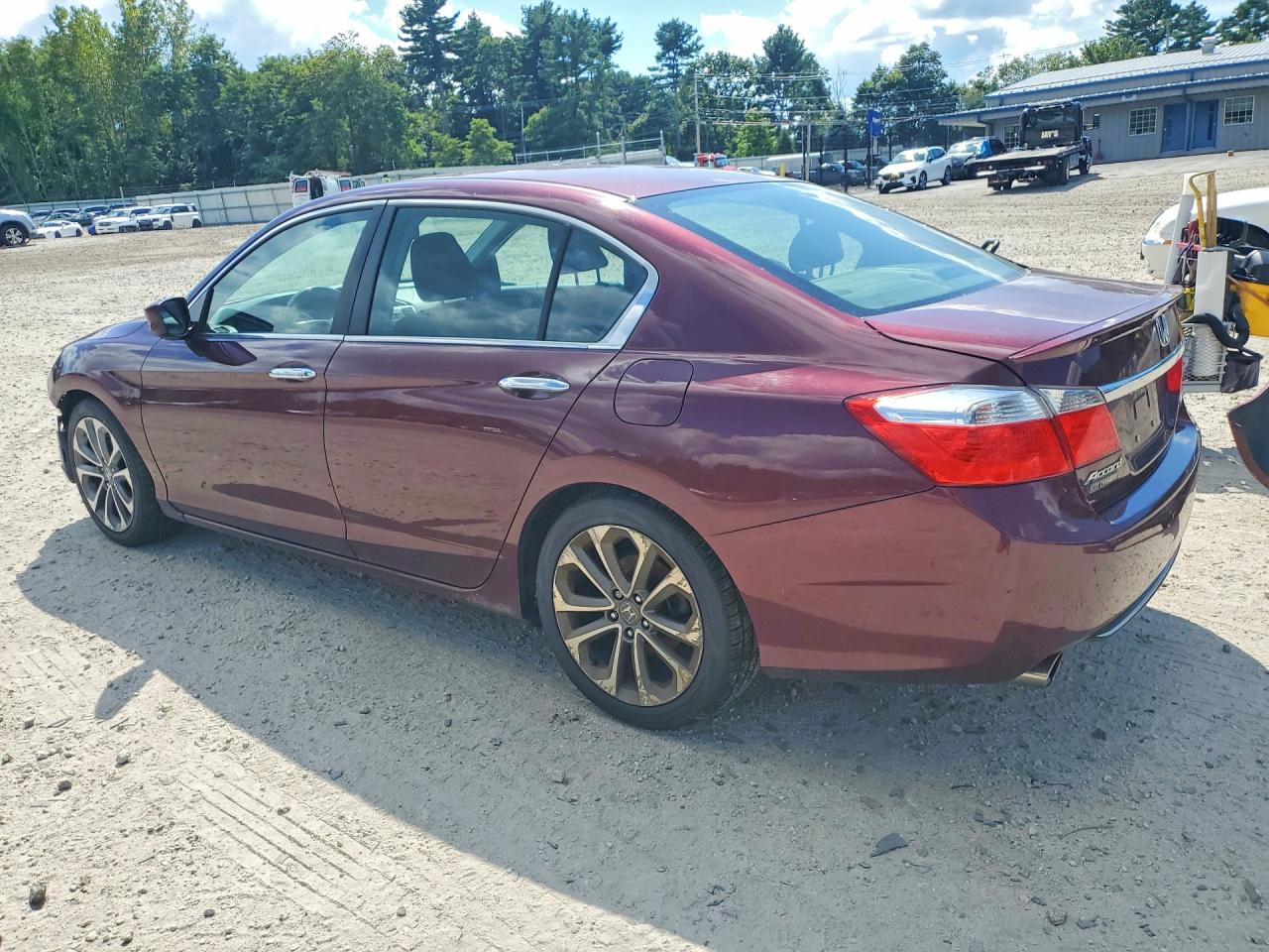 2014 Honda Accord Sport Maroon vin: 1HGCR2F5XEA035231