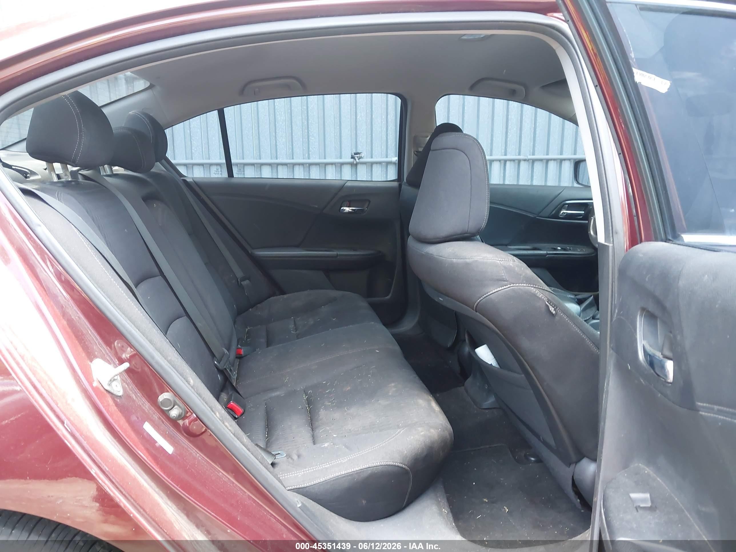 2014 Honda Accord Sport Темно-бордовый vin: 1HGCR2F5XEA080279