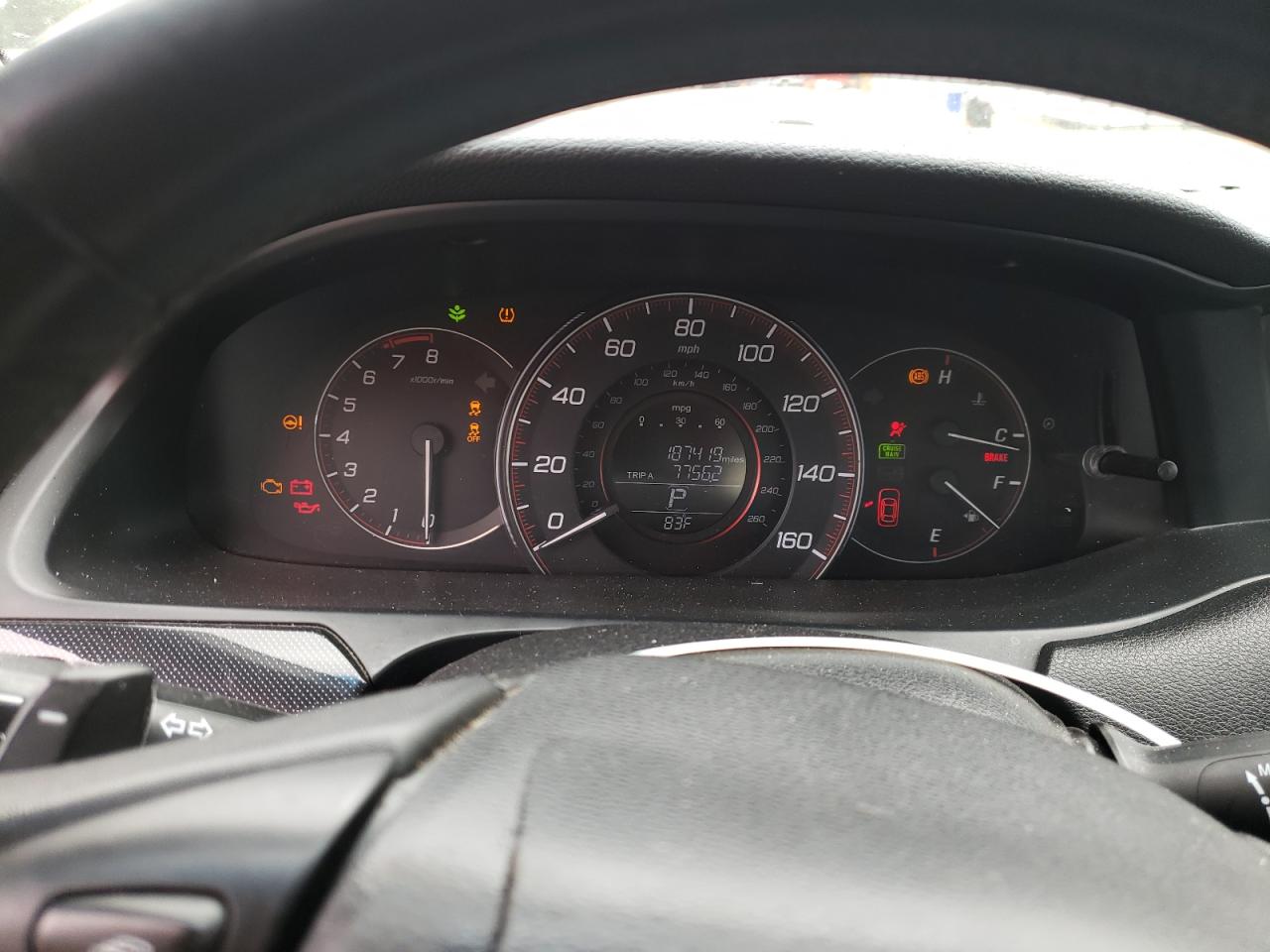 2014 Honda Accord Sport Серый vin: 1HGCR2F5XEA084073