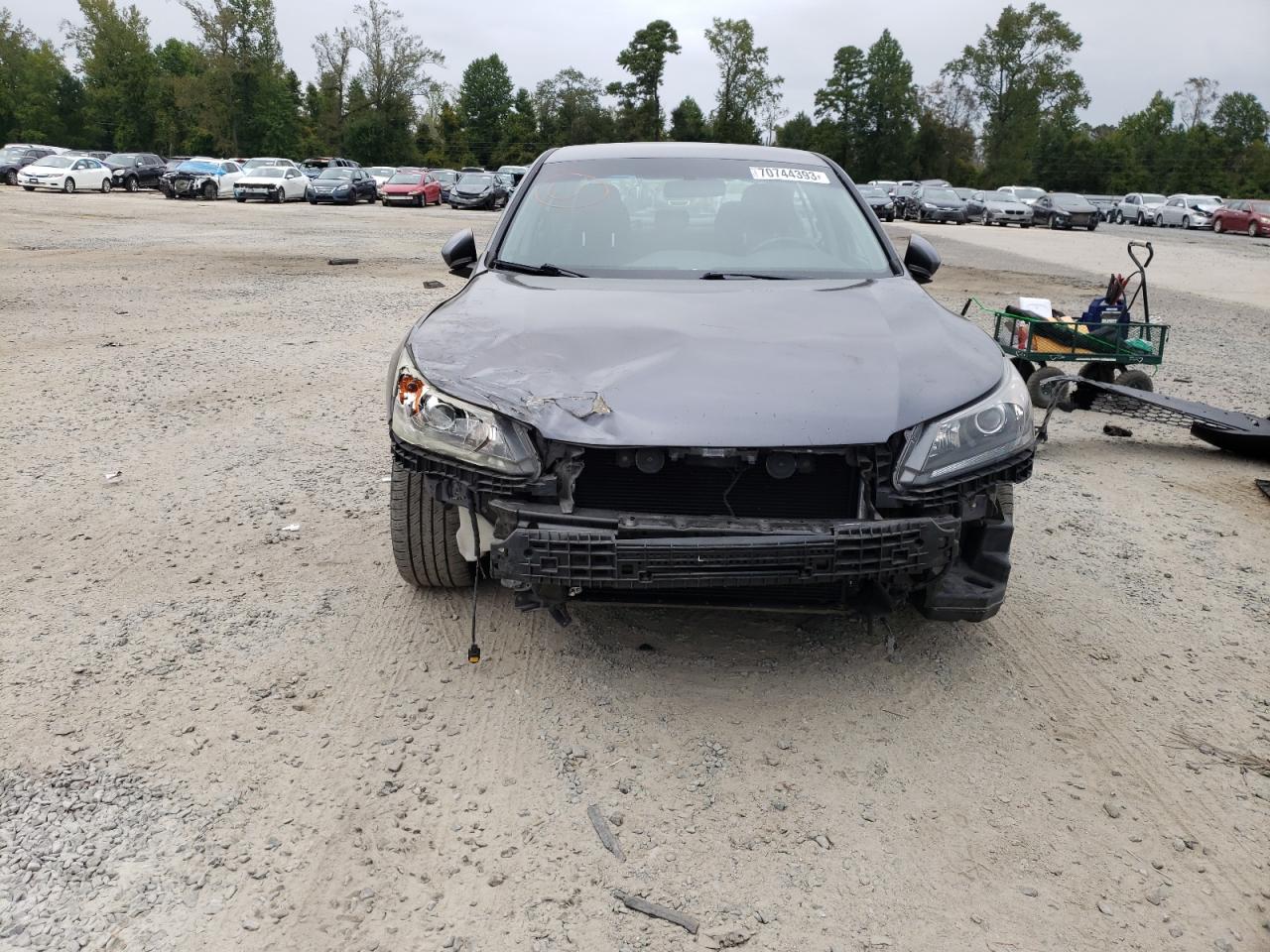 2014 Honda Accord Sport Серый vin: 1HGCR2F5XEA084073
