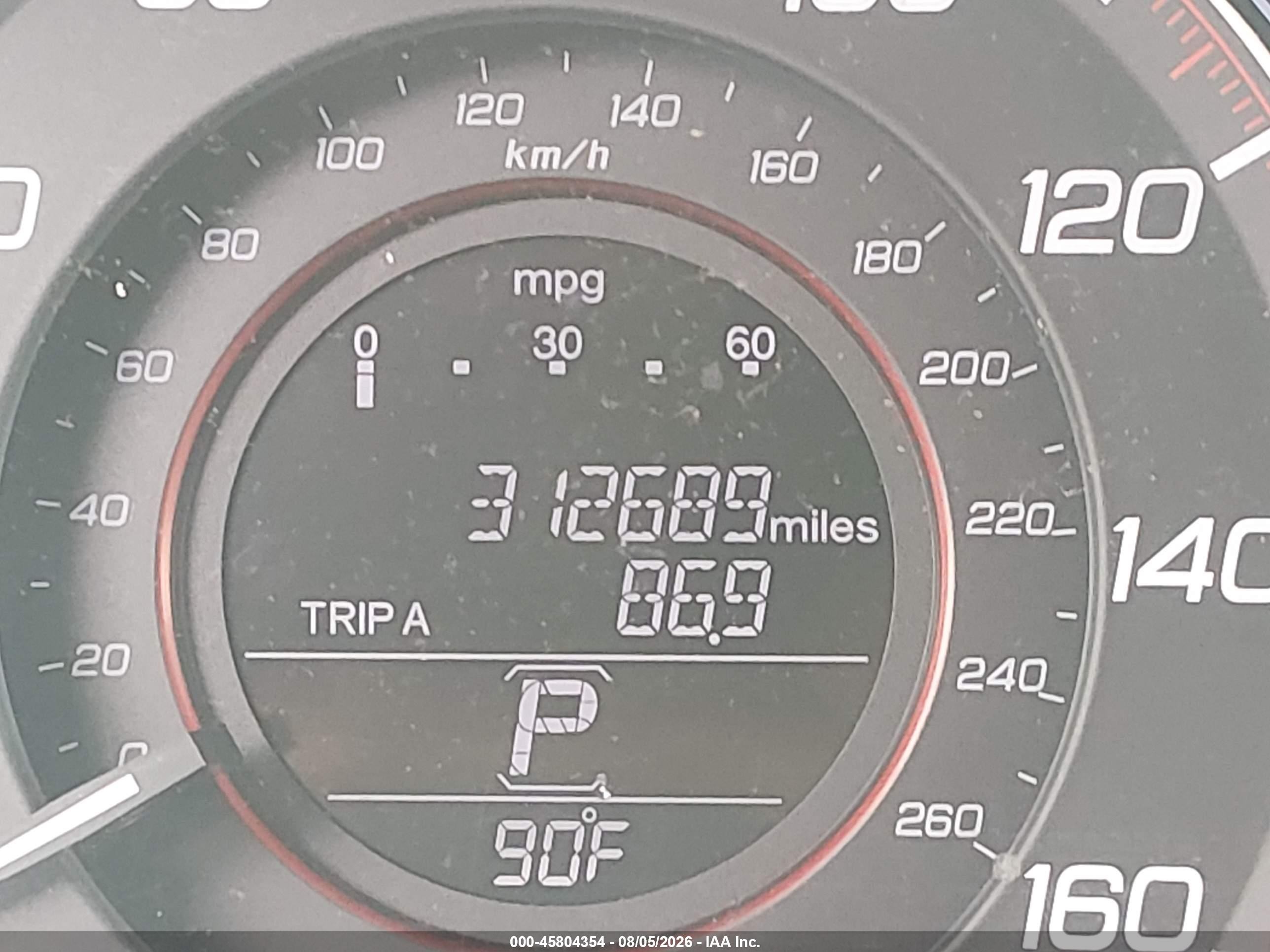 2014 Honda Accord Sport Red vin: 1HGCR2F5XEA090746
