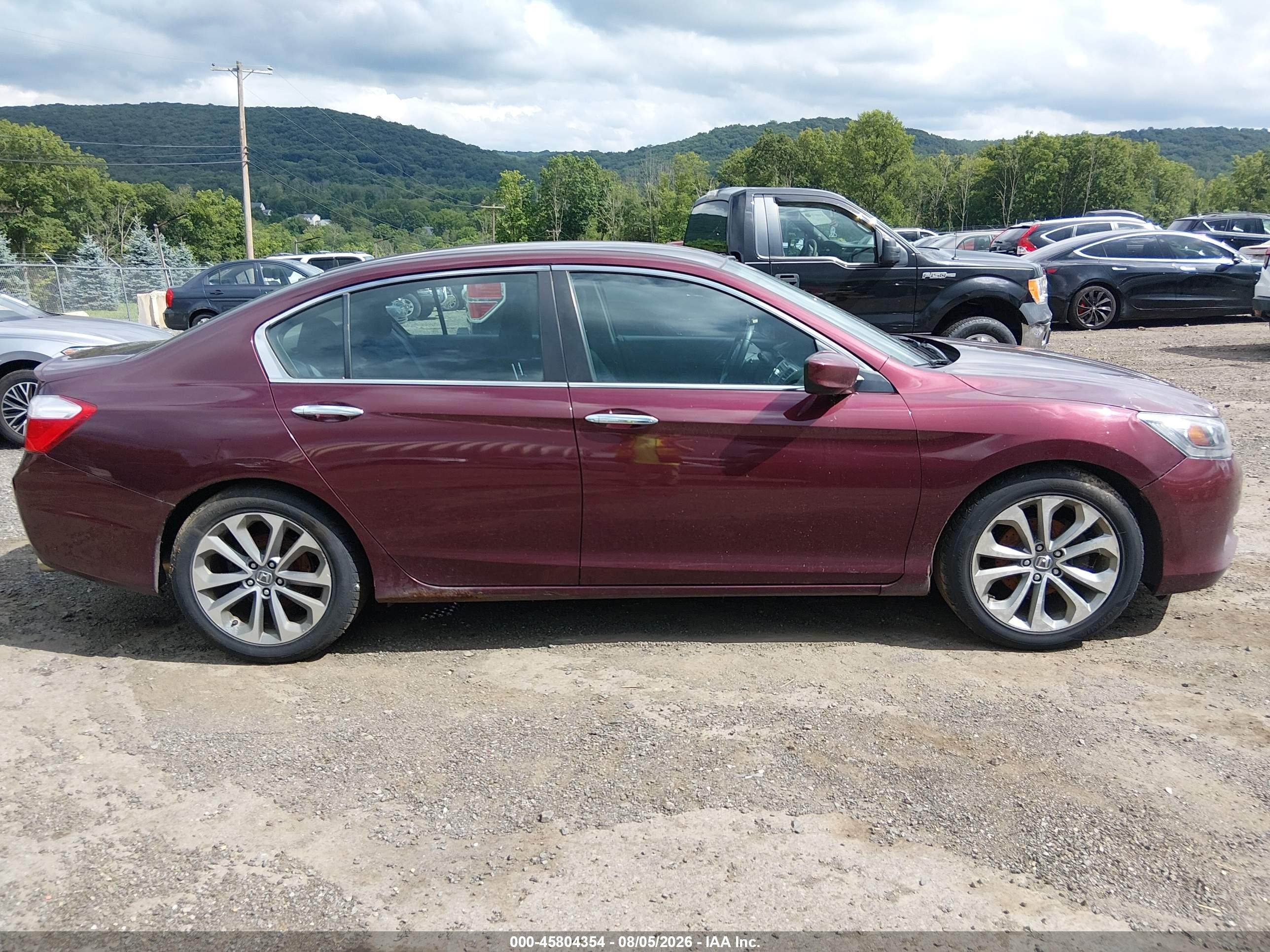 2014 Honda Accord Sport Red vin: 1HGCR2F5XEA090746