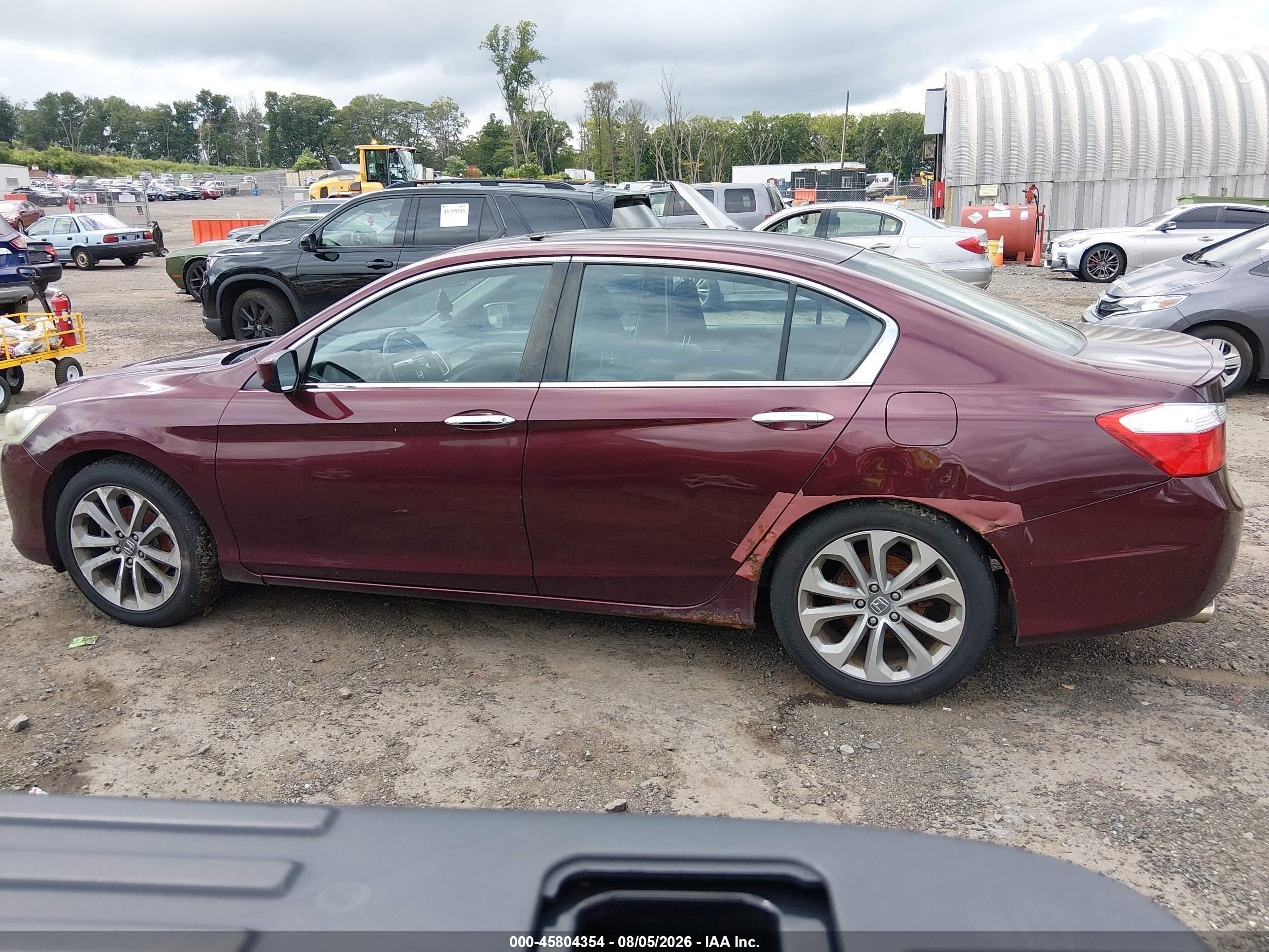2014 Honda Accord Sport Red vin: 1HGCR2F5XEA090746
