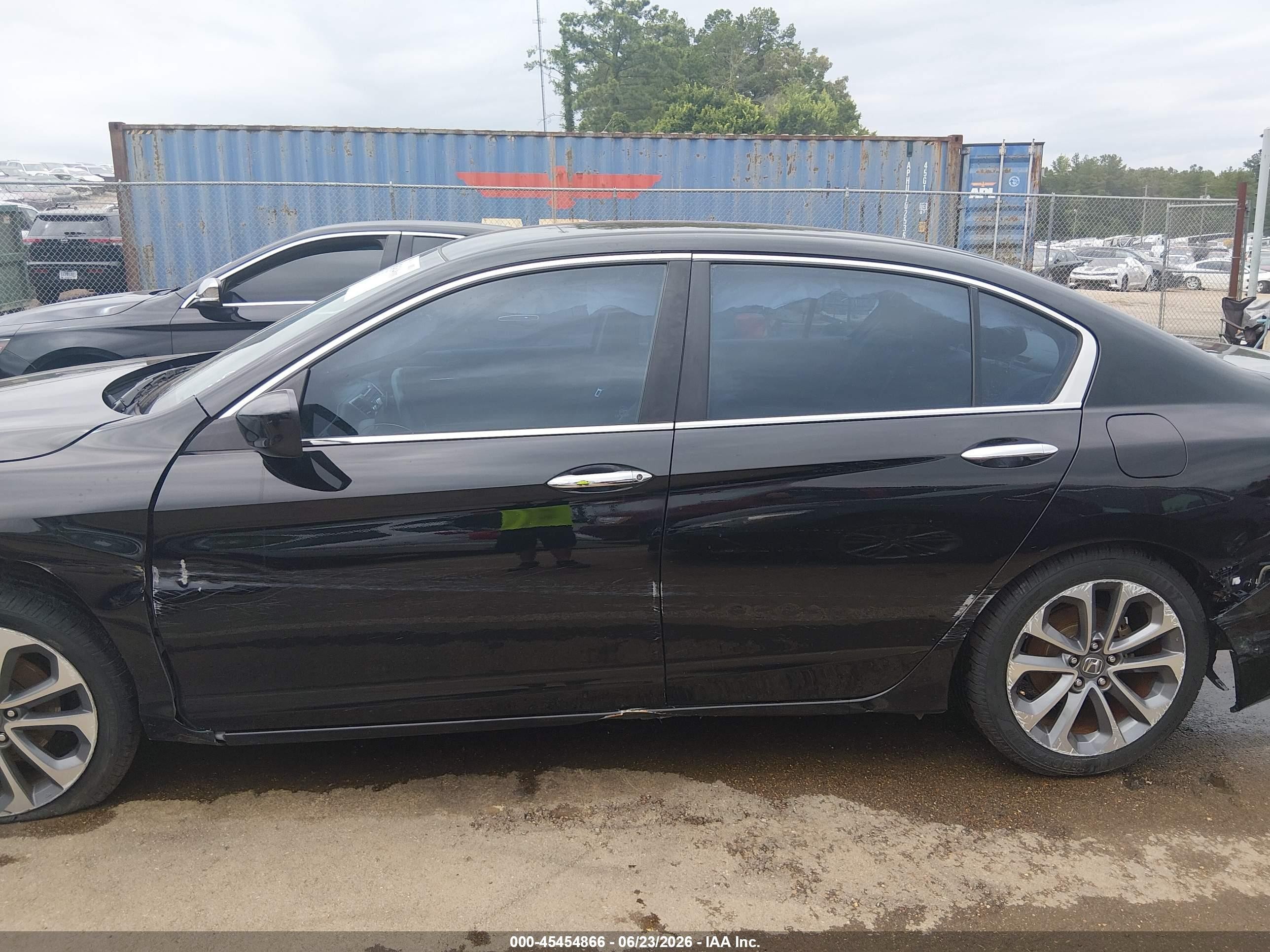 2014 Honda Accord Sport Black vin: 1HGCR2F5XEA104497