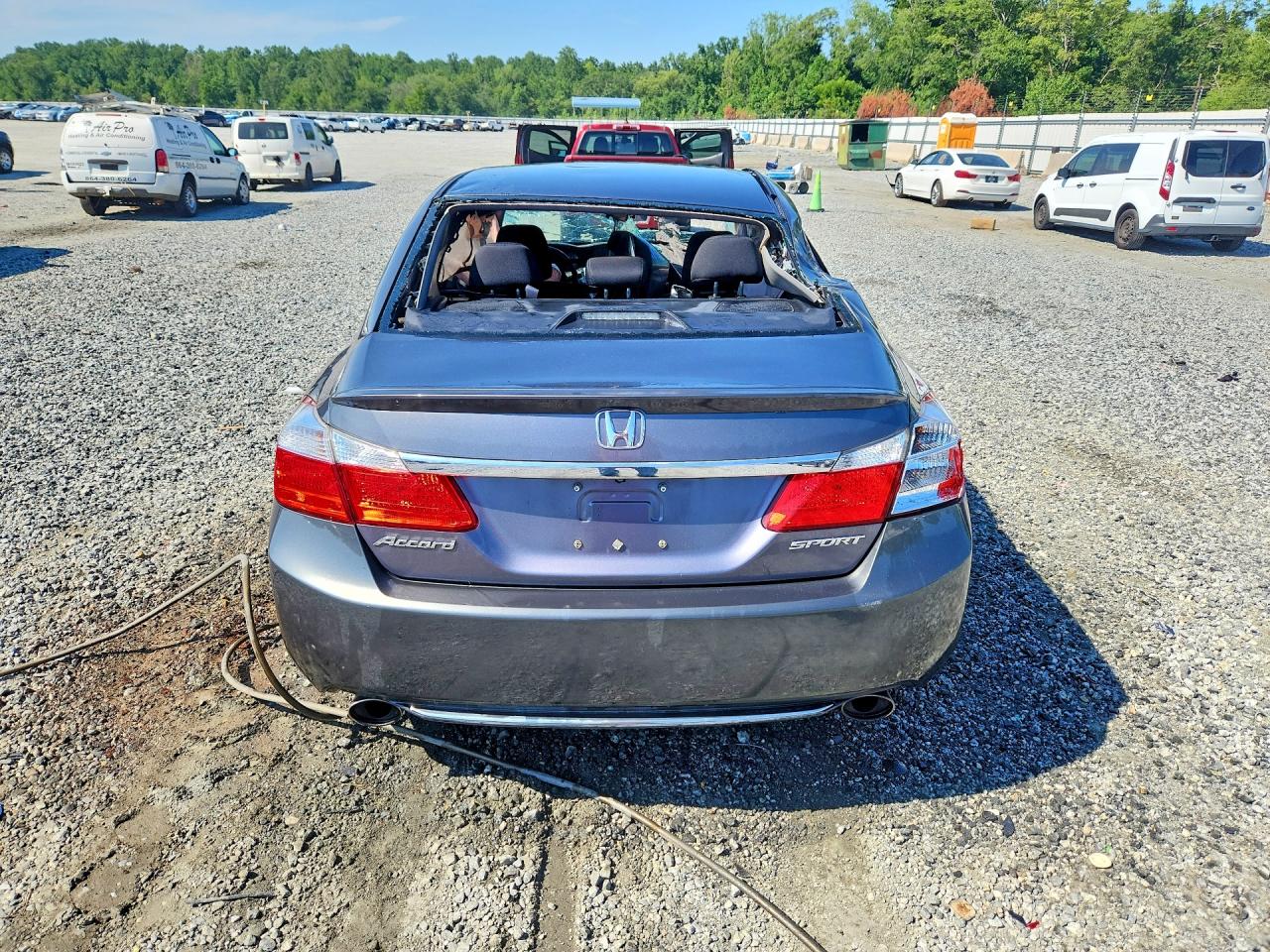2014 Honda Accord Sport Gray vin: 1HGCR2F5XEA135653