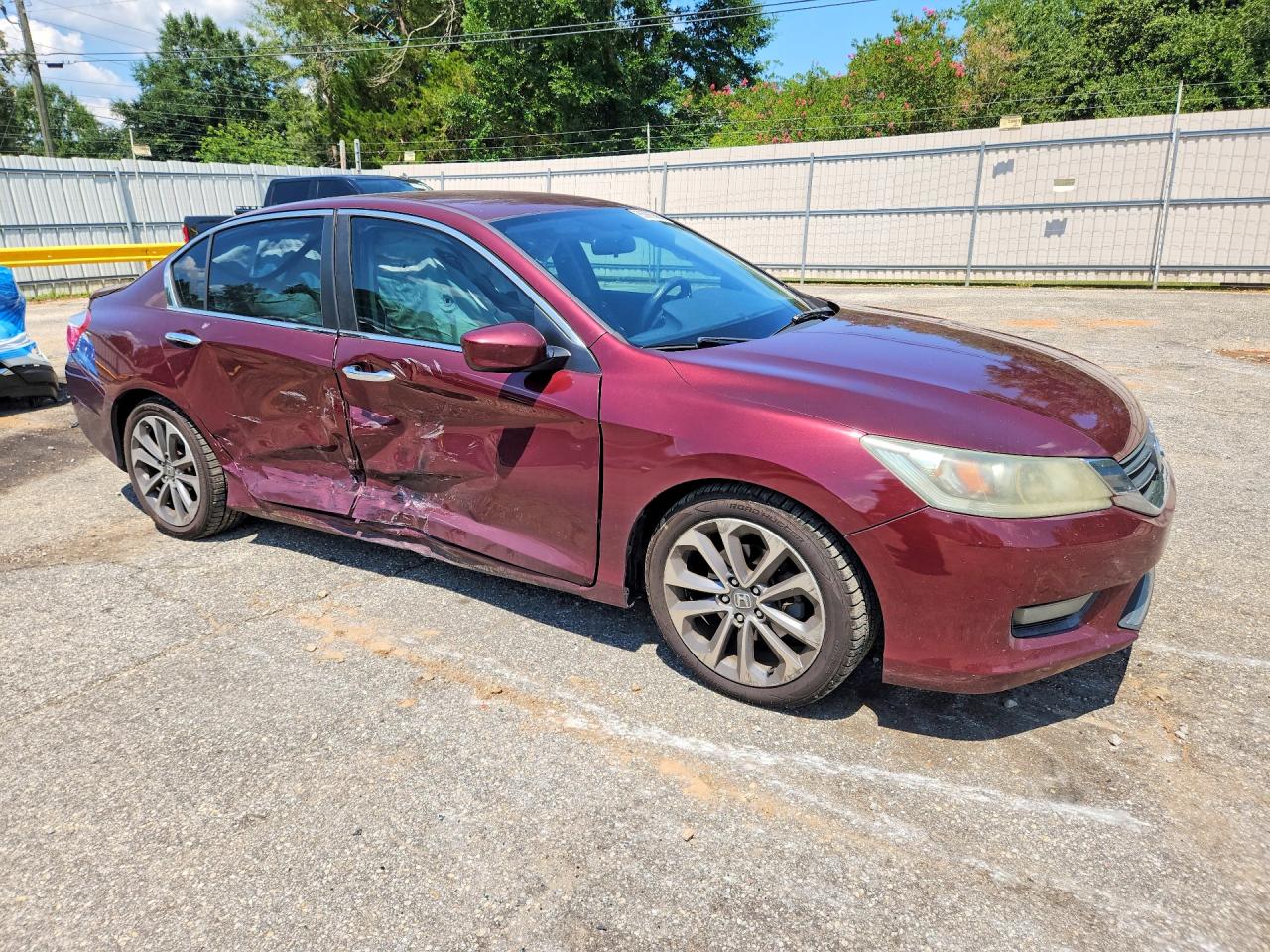 2014 Honda Accord Sport Red vin: 1HGCR2F5XEA216877